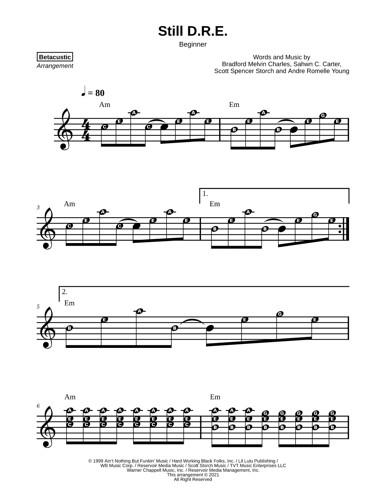 Still D.R.E. [beginner]