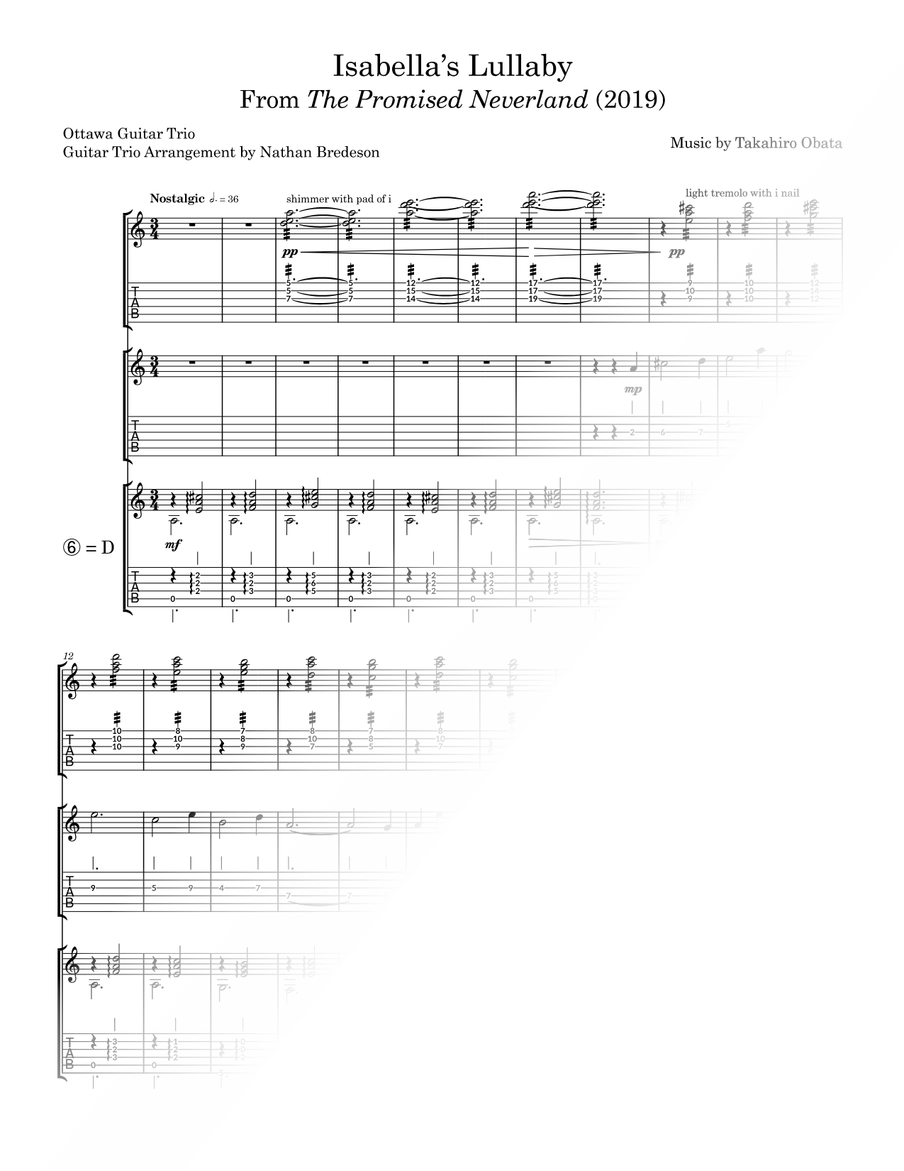 Isabella's Lullaby