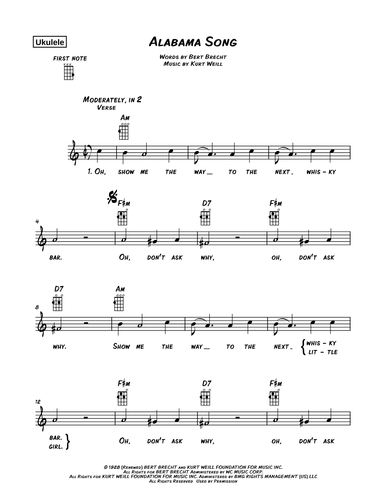 Alabama Song