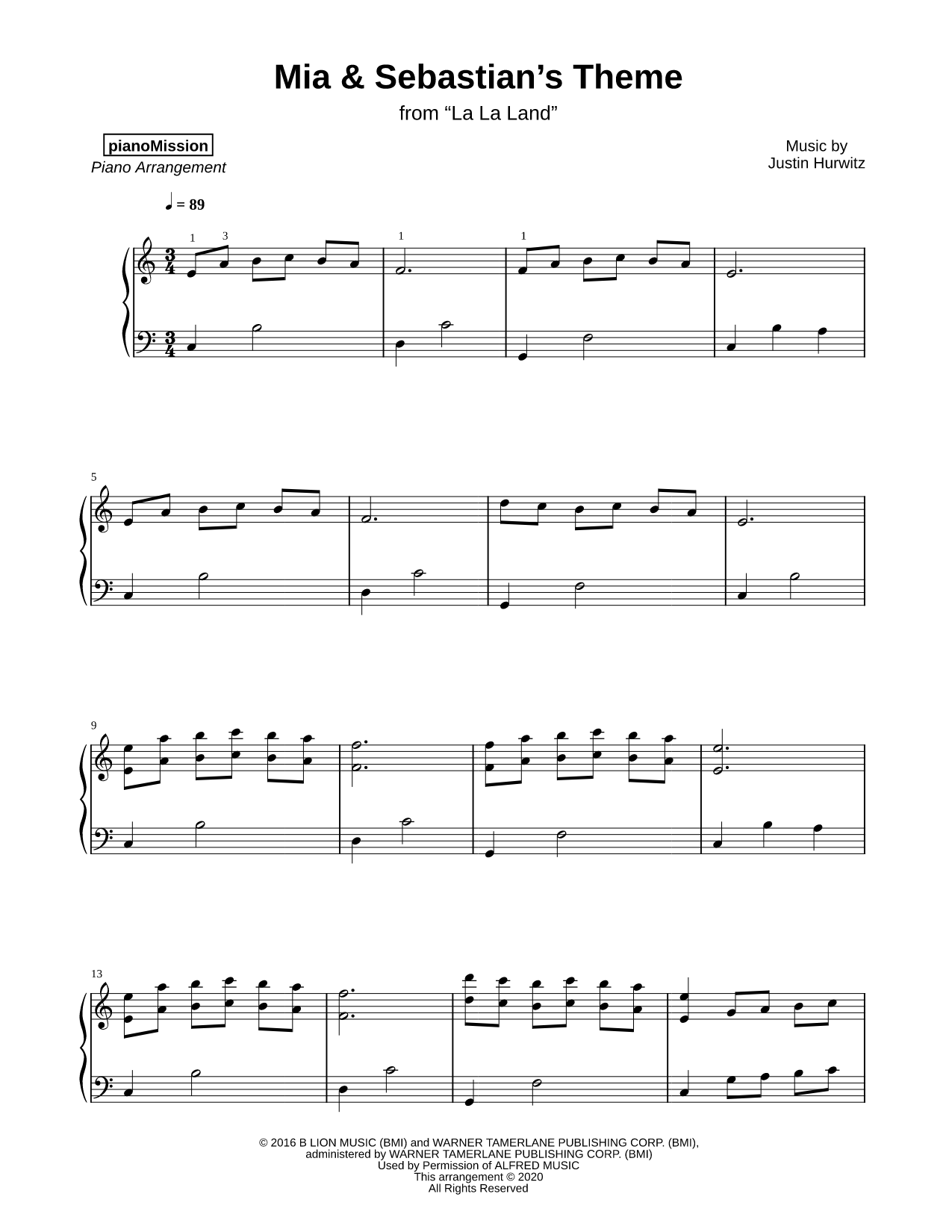 Mia & Sebastian's Theme
