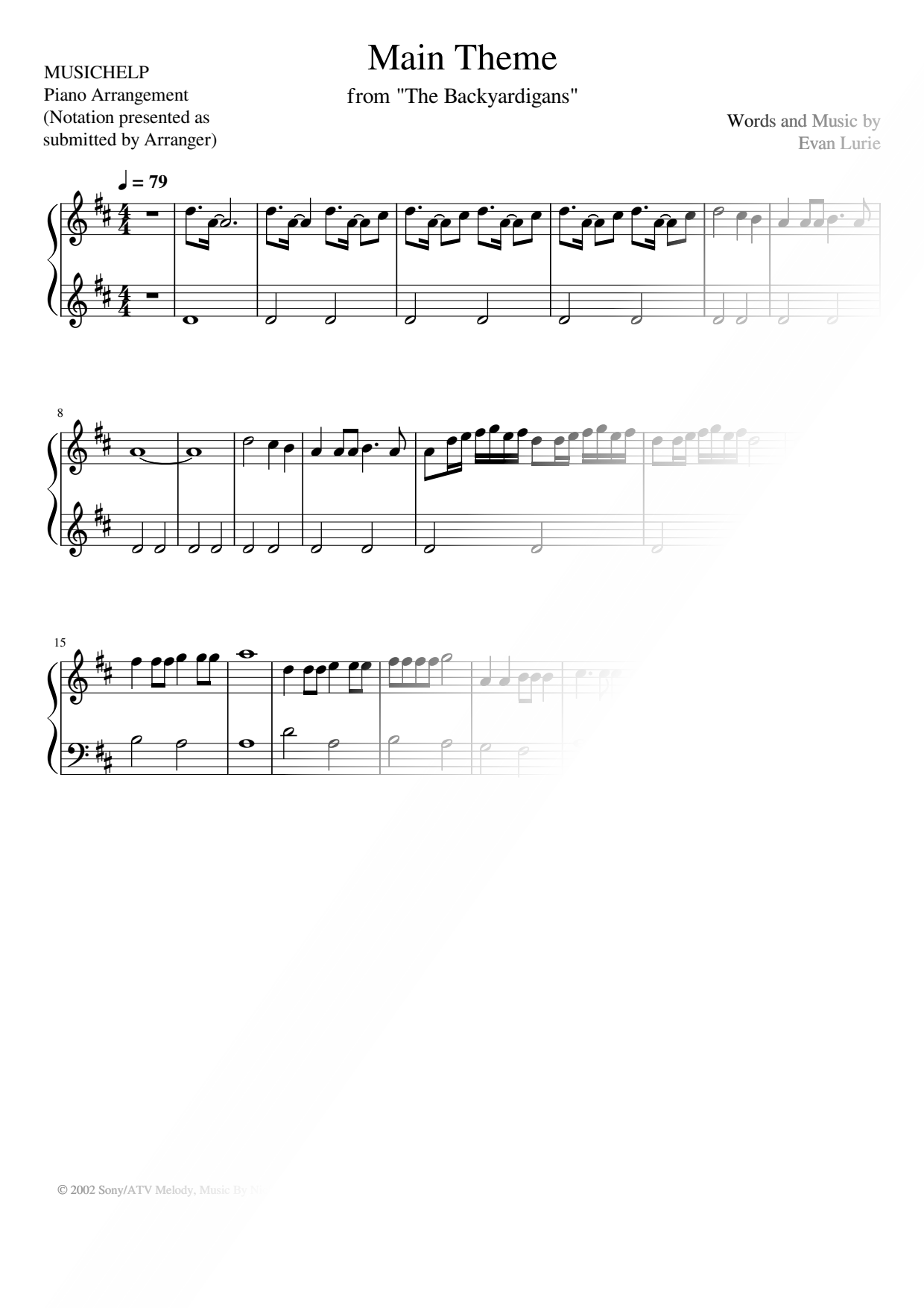 Main Theme from The Backyardigans