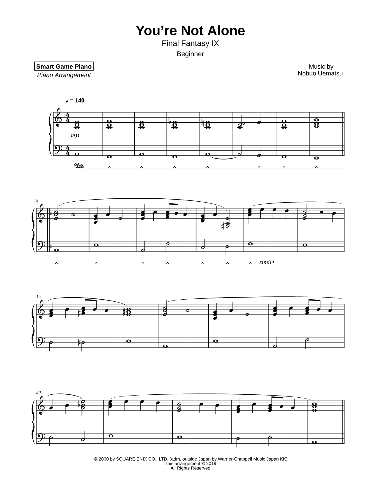 Final Fantasy IX Sheet Music | Musicnotes
