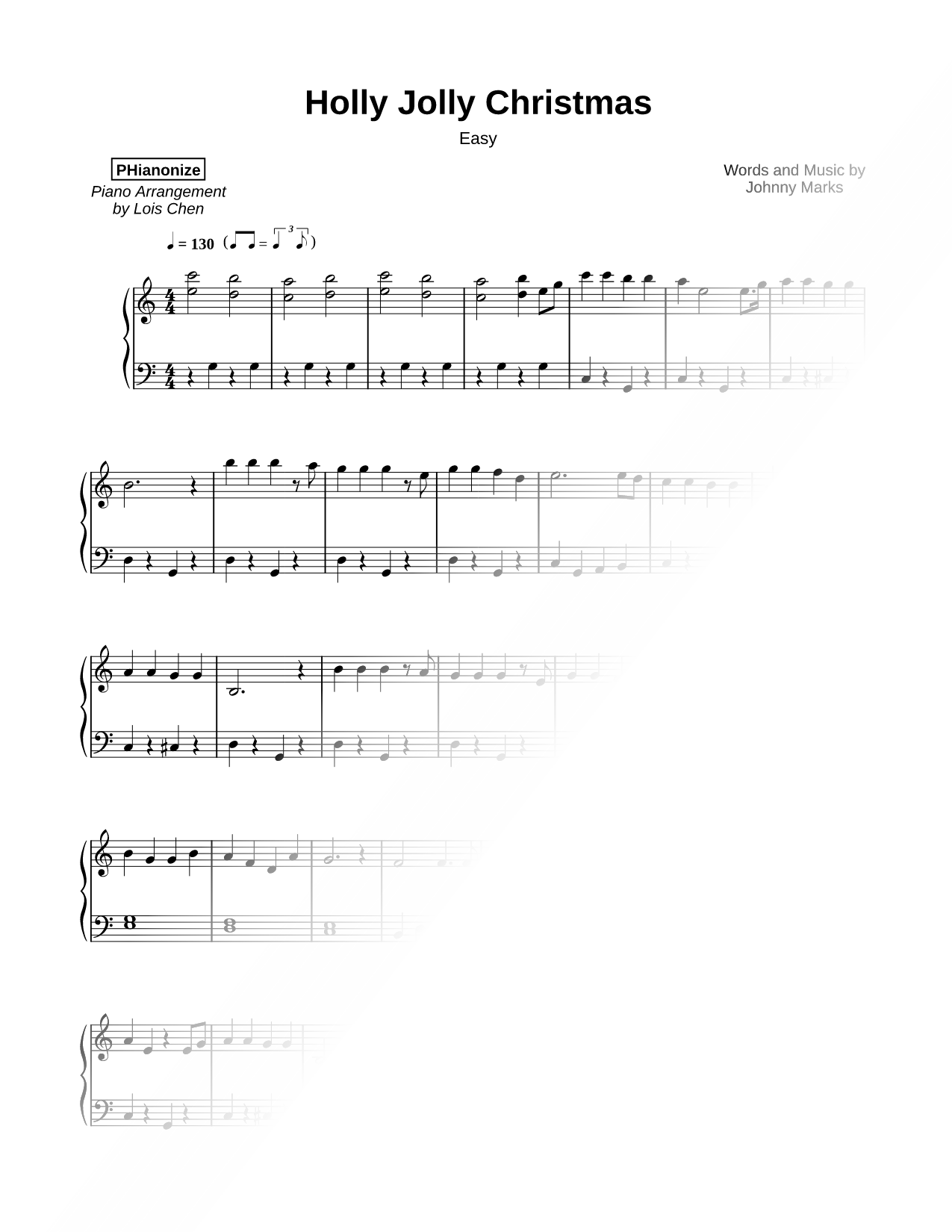 A Holly Jolly Christmas [easy]