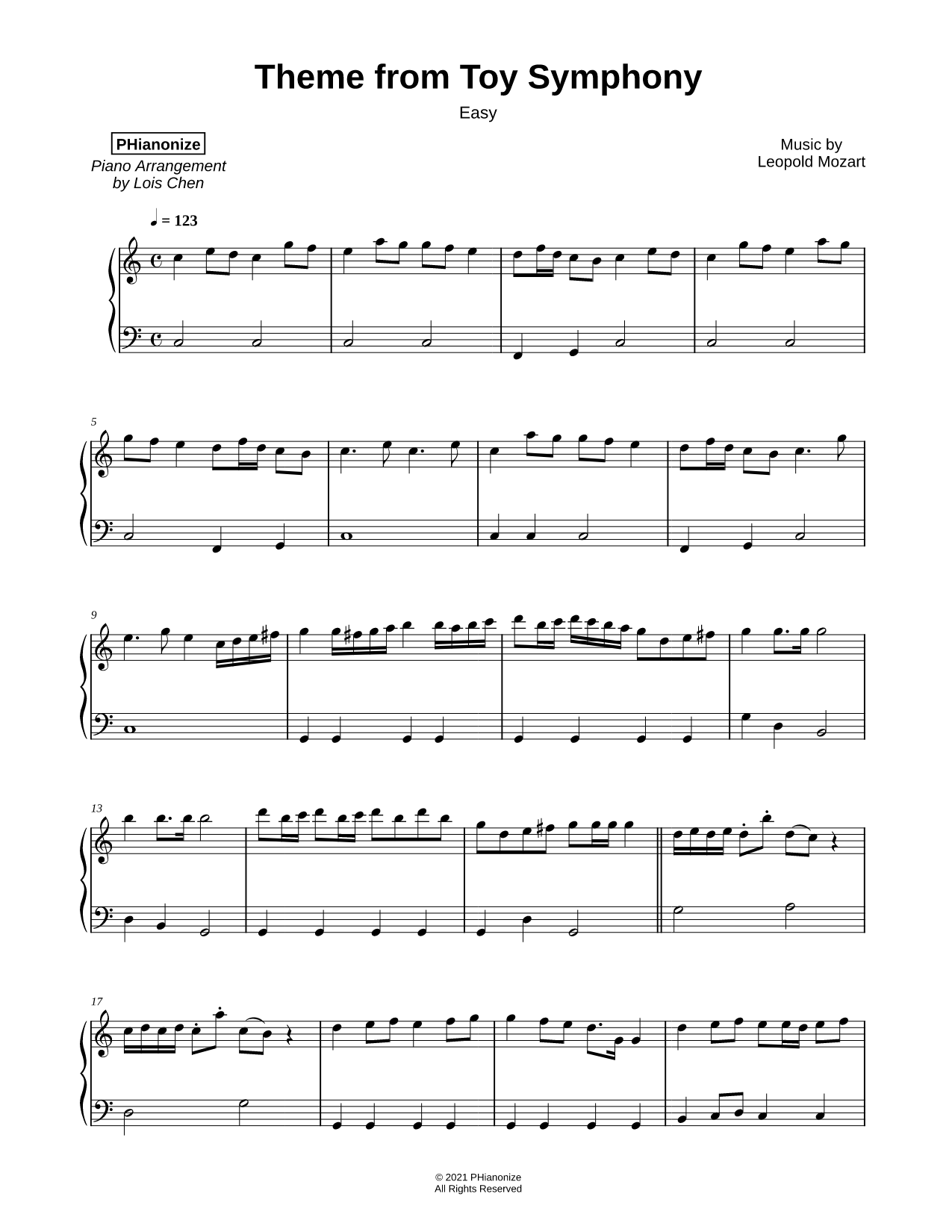 Theme from Toy Symphony