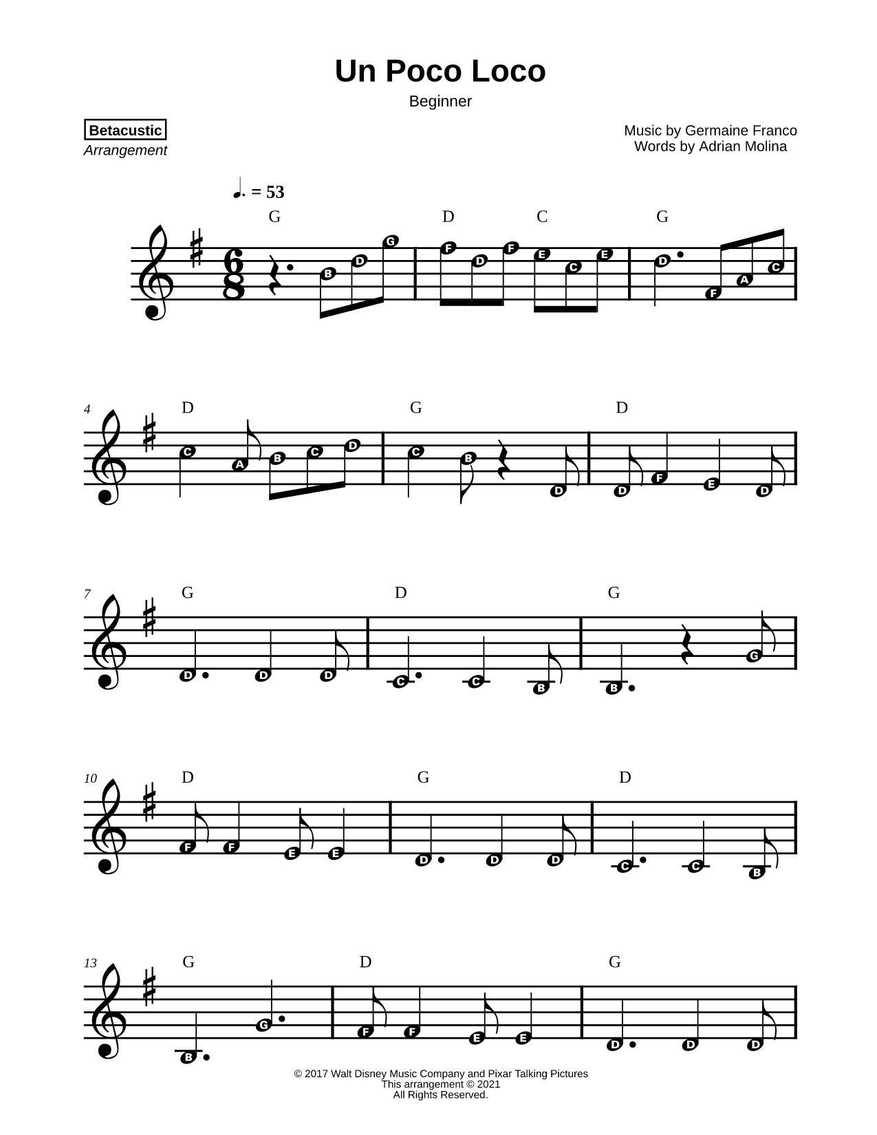 Un Poco Loco [beginner]