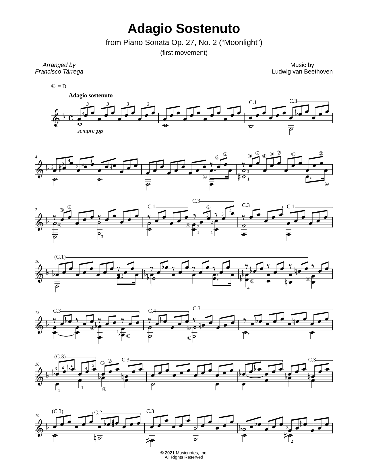 Moonlight Sonata - 1. Adagio sostenuto