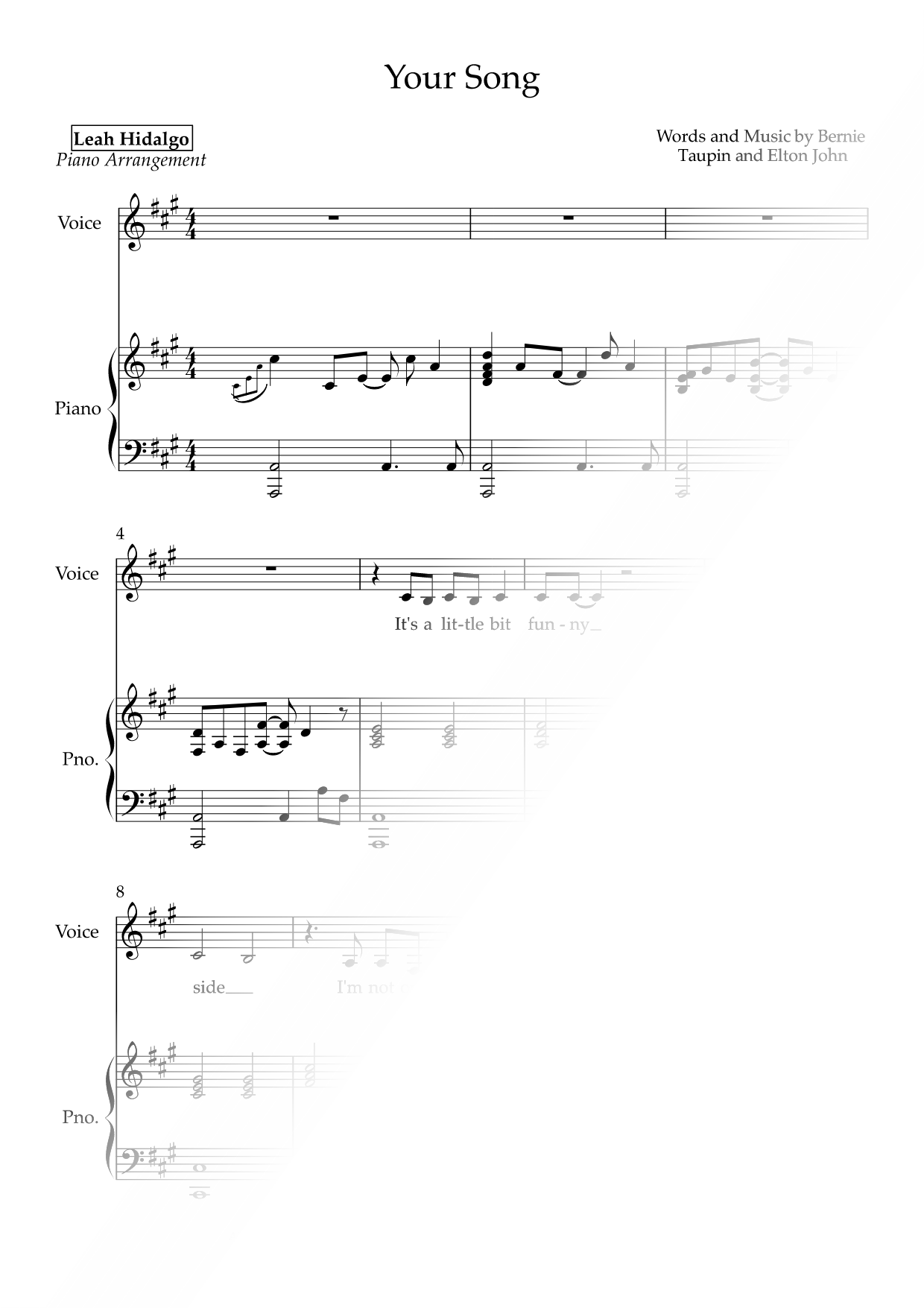 Your Song