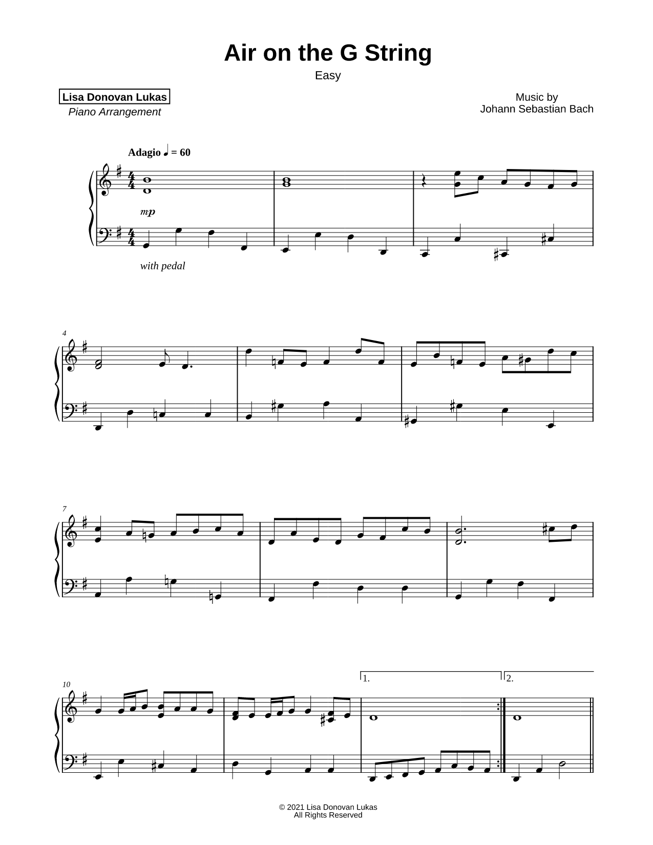 Air on the G String [easy]