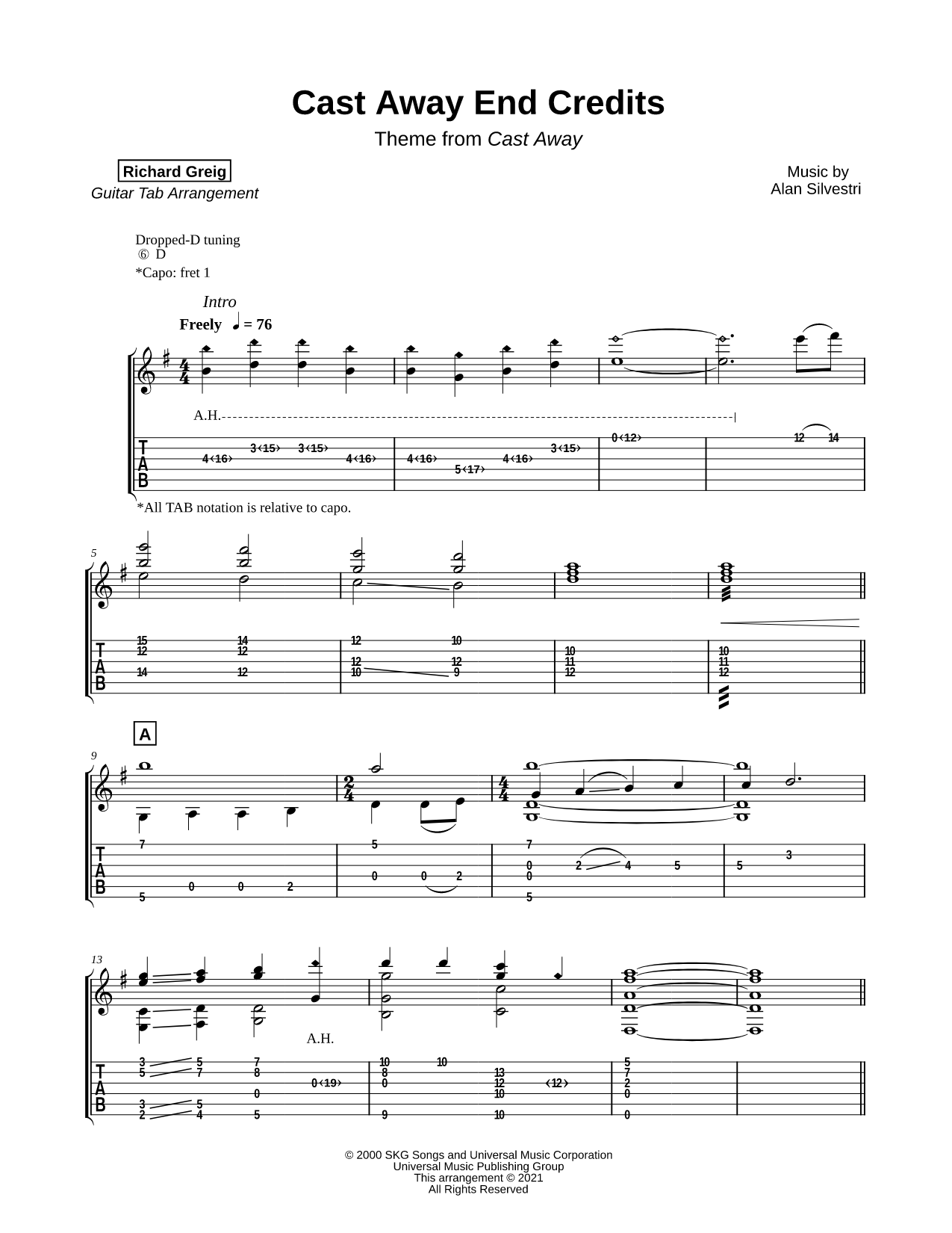 Cast Away End Credits (Main Theme)