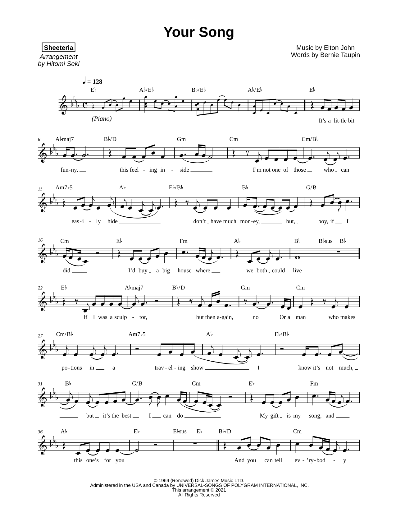 Your Song