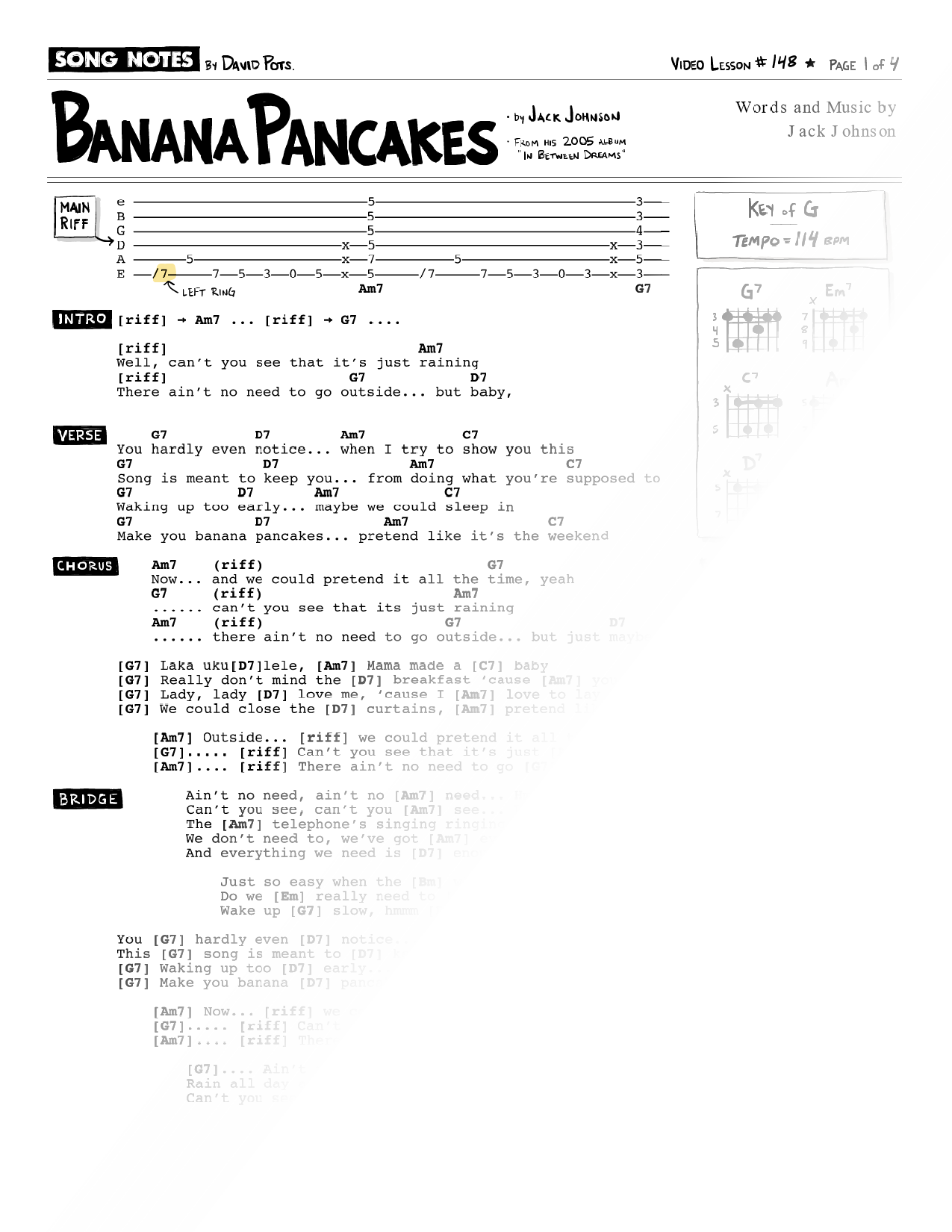 Banana Pancakes
