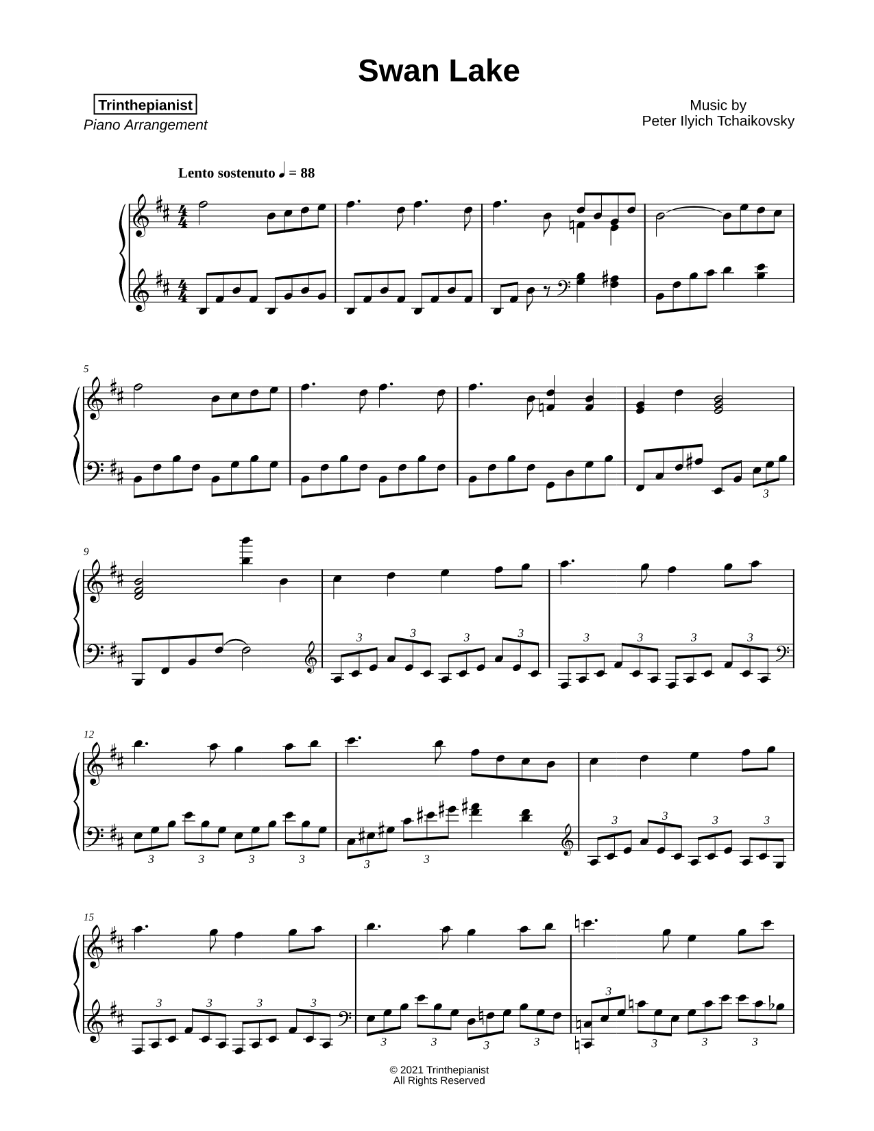 Theme from Swan Lake