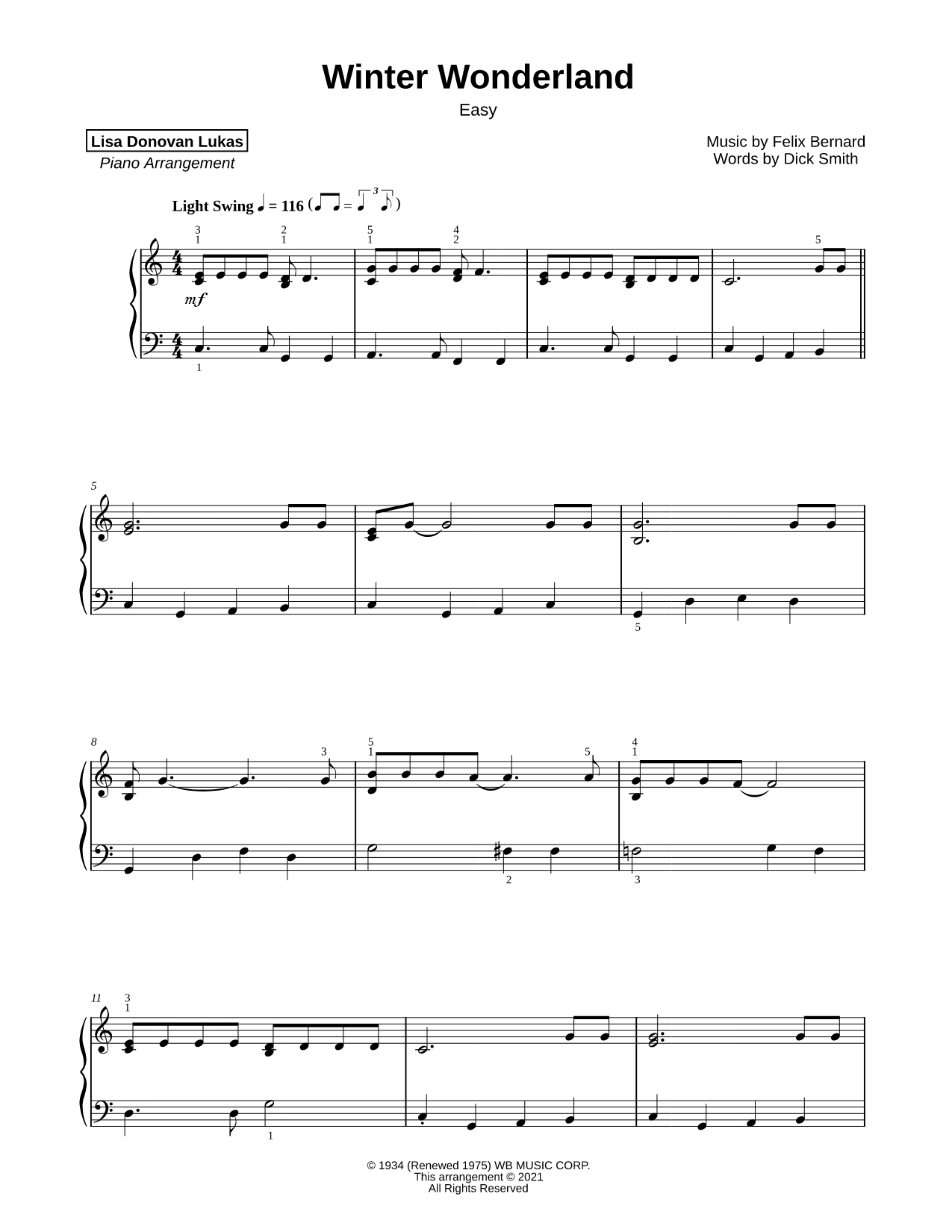 Winter Wonderland [easy]