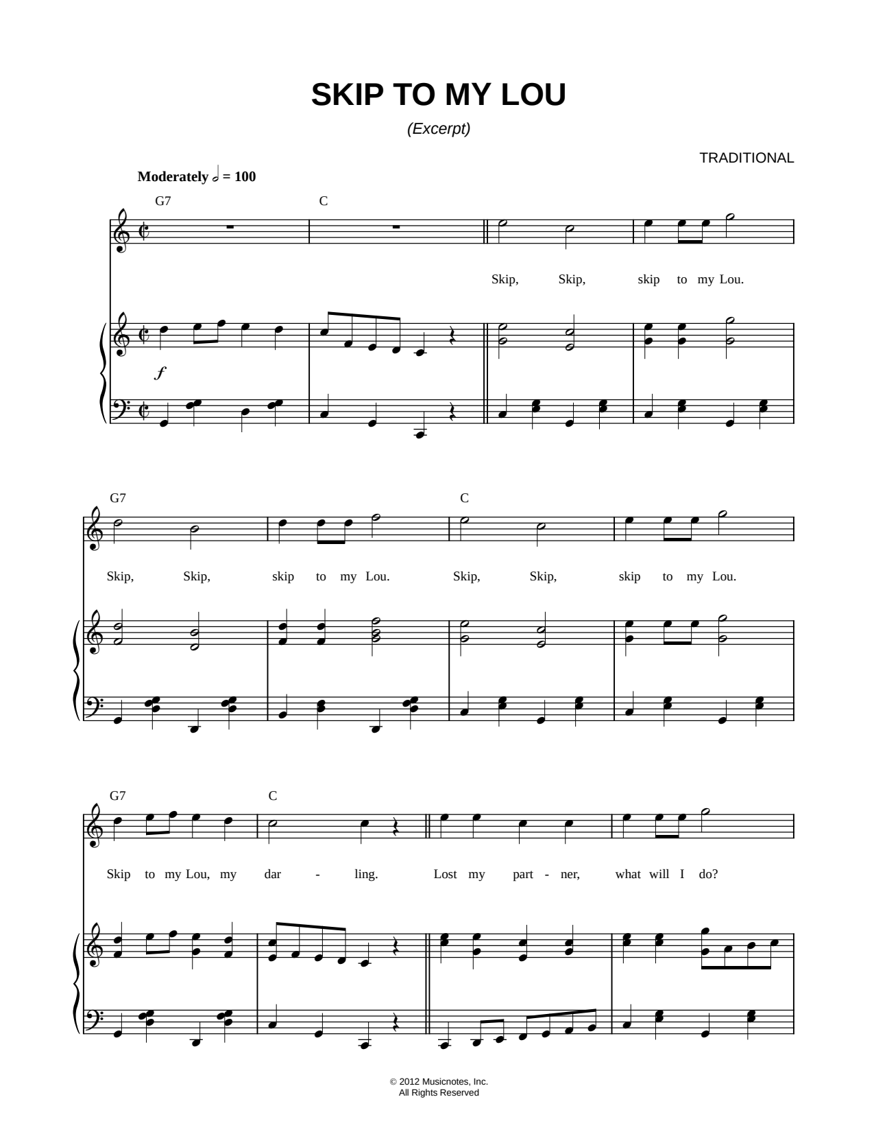 Skip to My Lou [free excerpt]