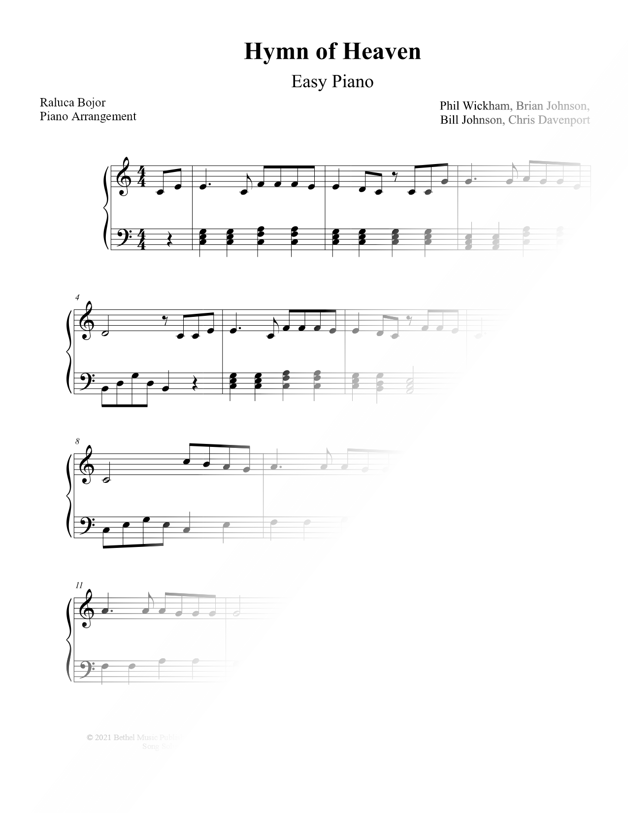 Hymn of Heaven [easy]