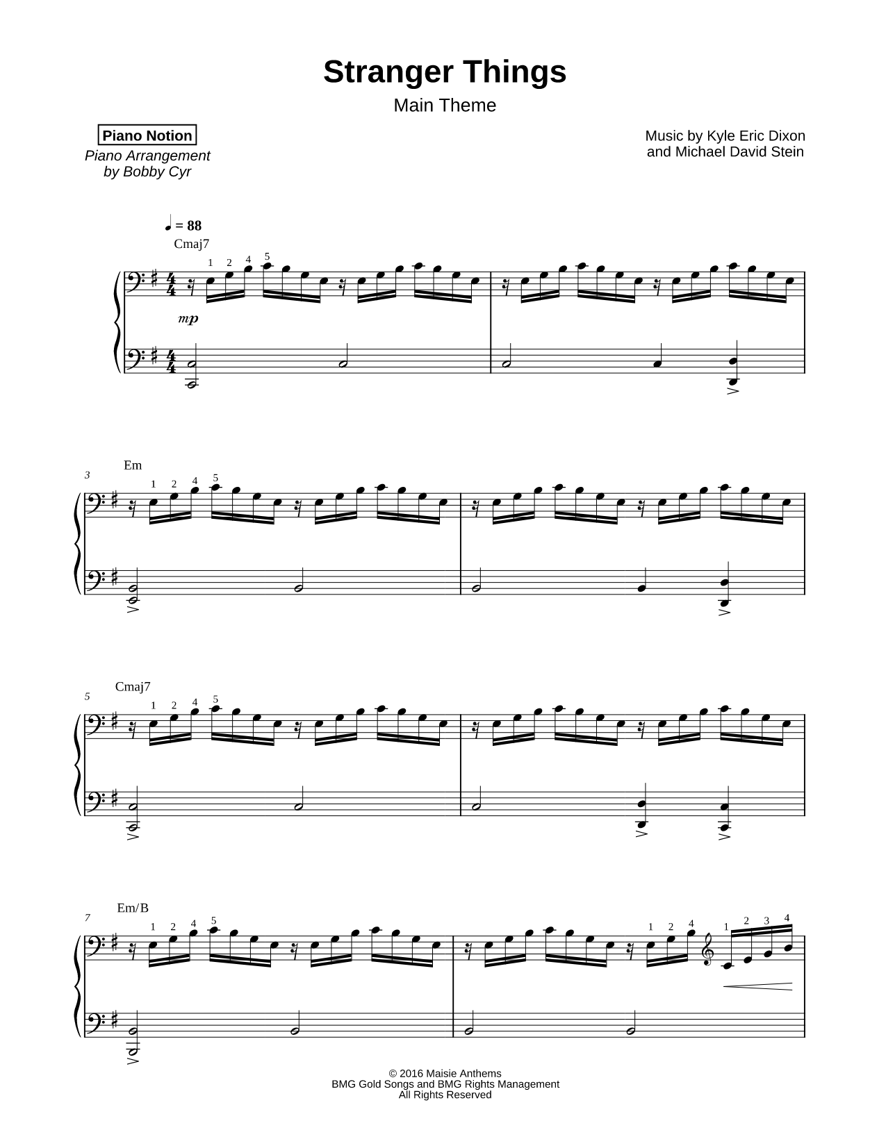 Stranger Things Main Theme