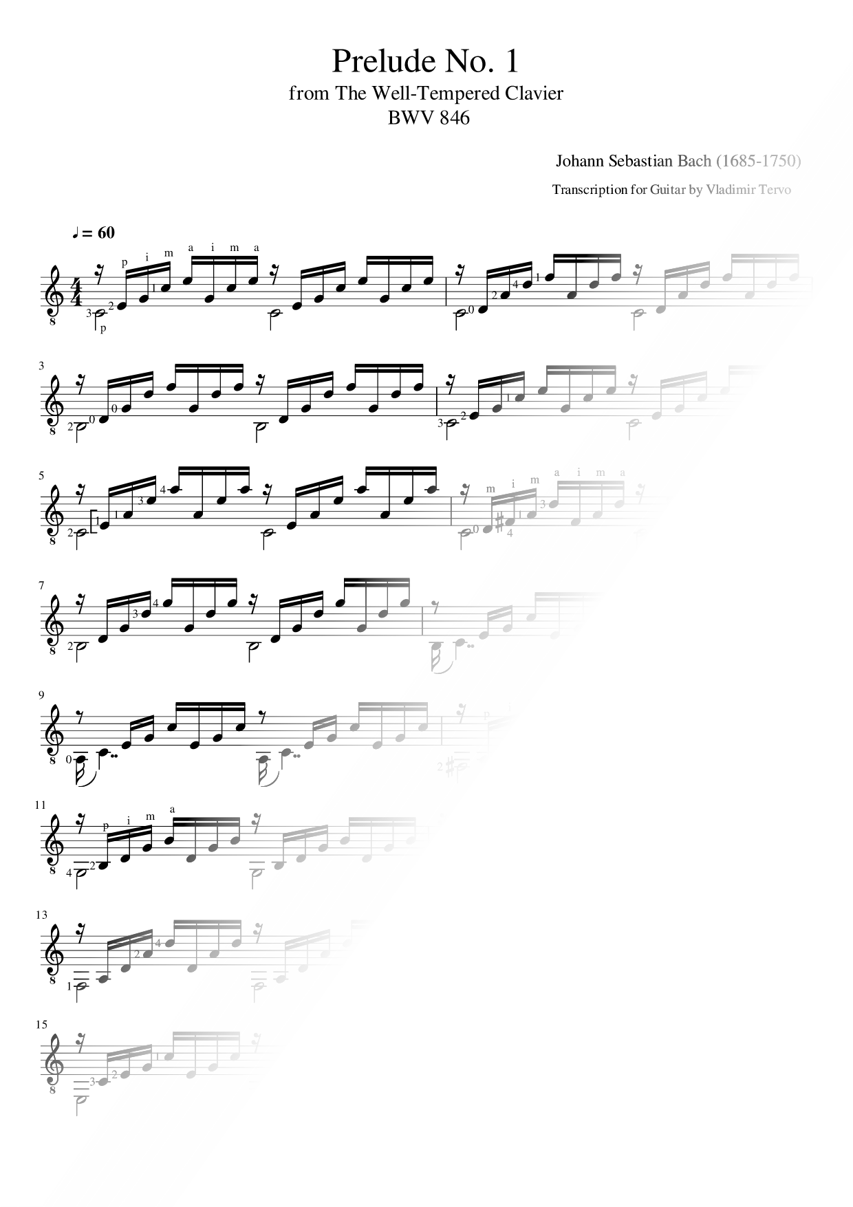 Prelude No. 1 in C Major