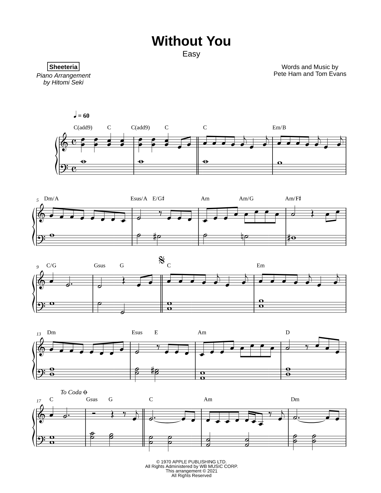 Without You [easy]
