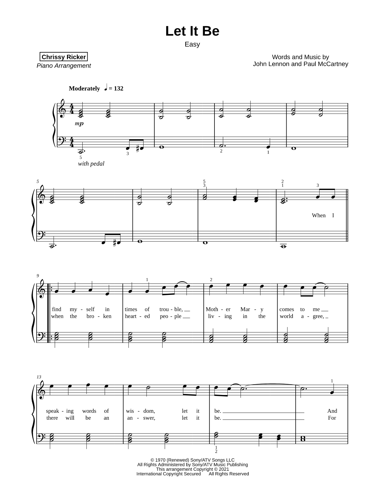 Let It Be [easy]