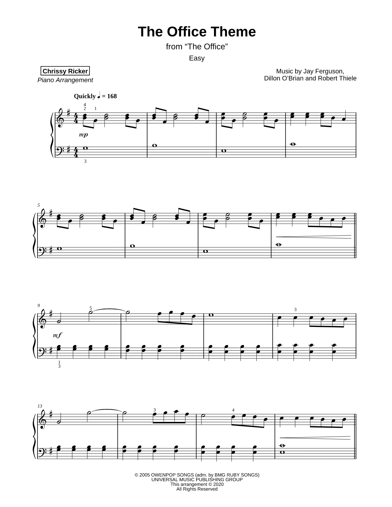 The Office Theme [easy]