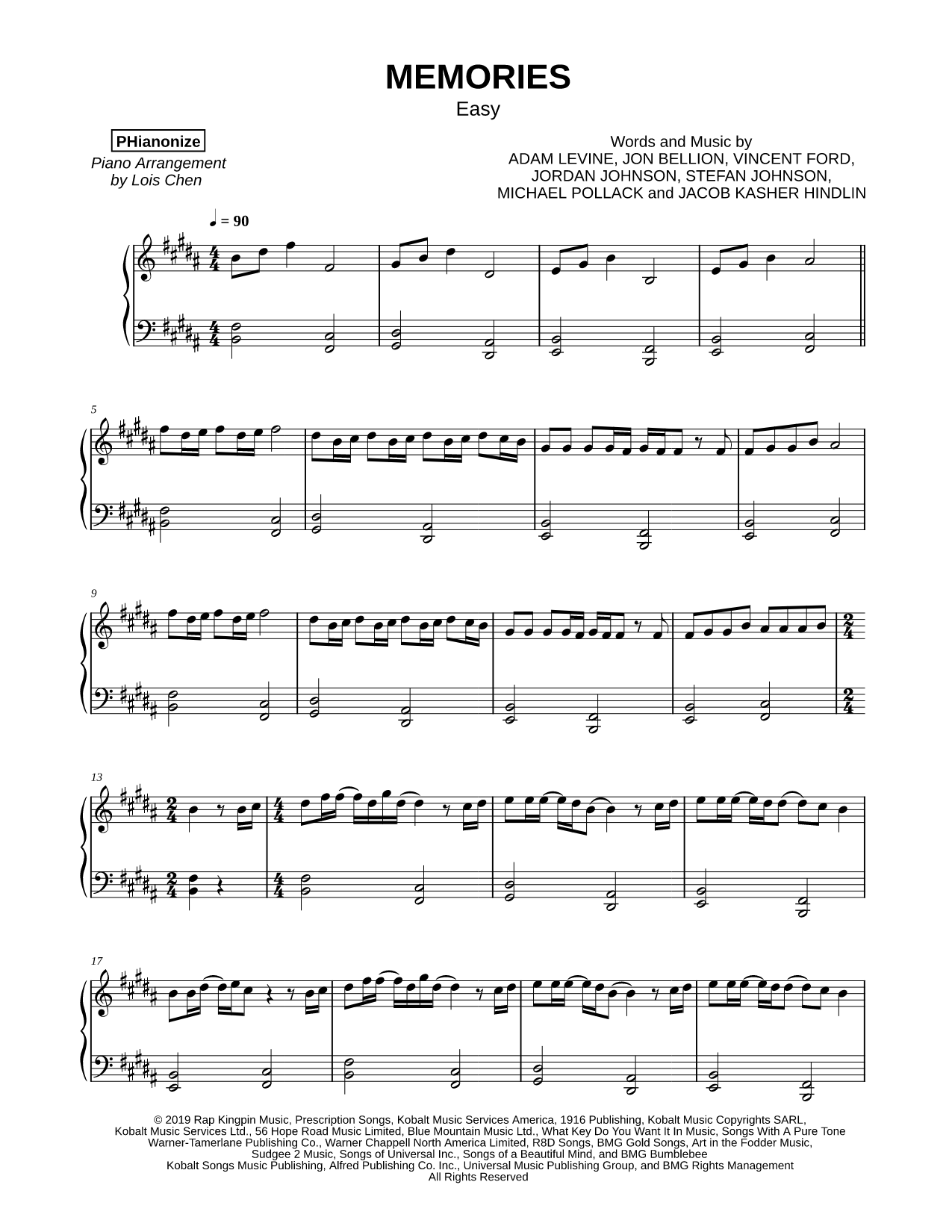 Memories [easy]