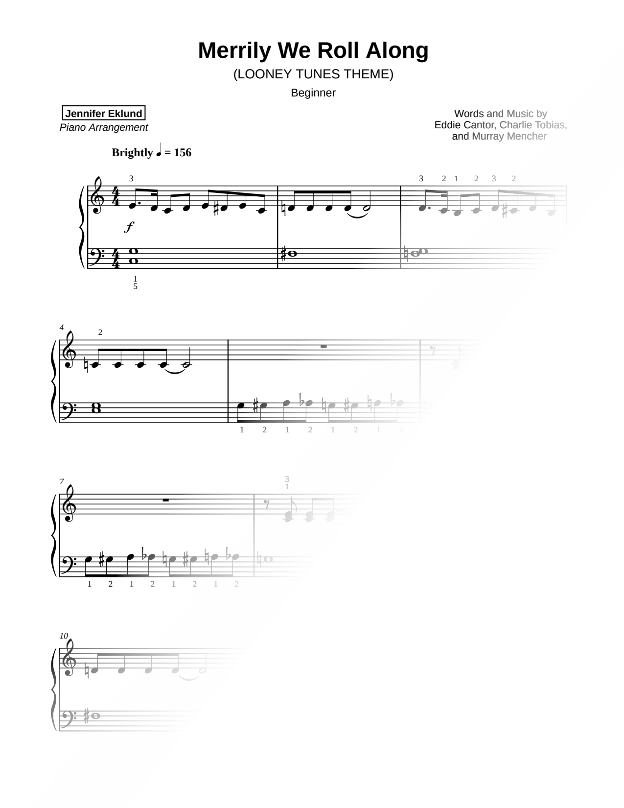 Merrily We Roll Along [beginner]