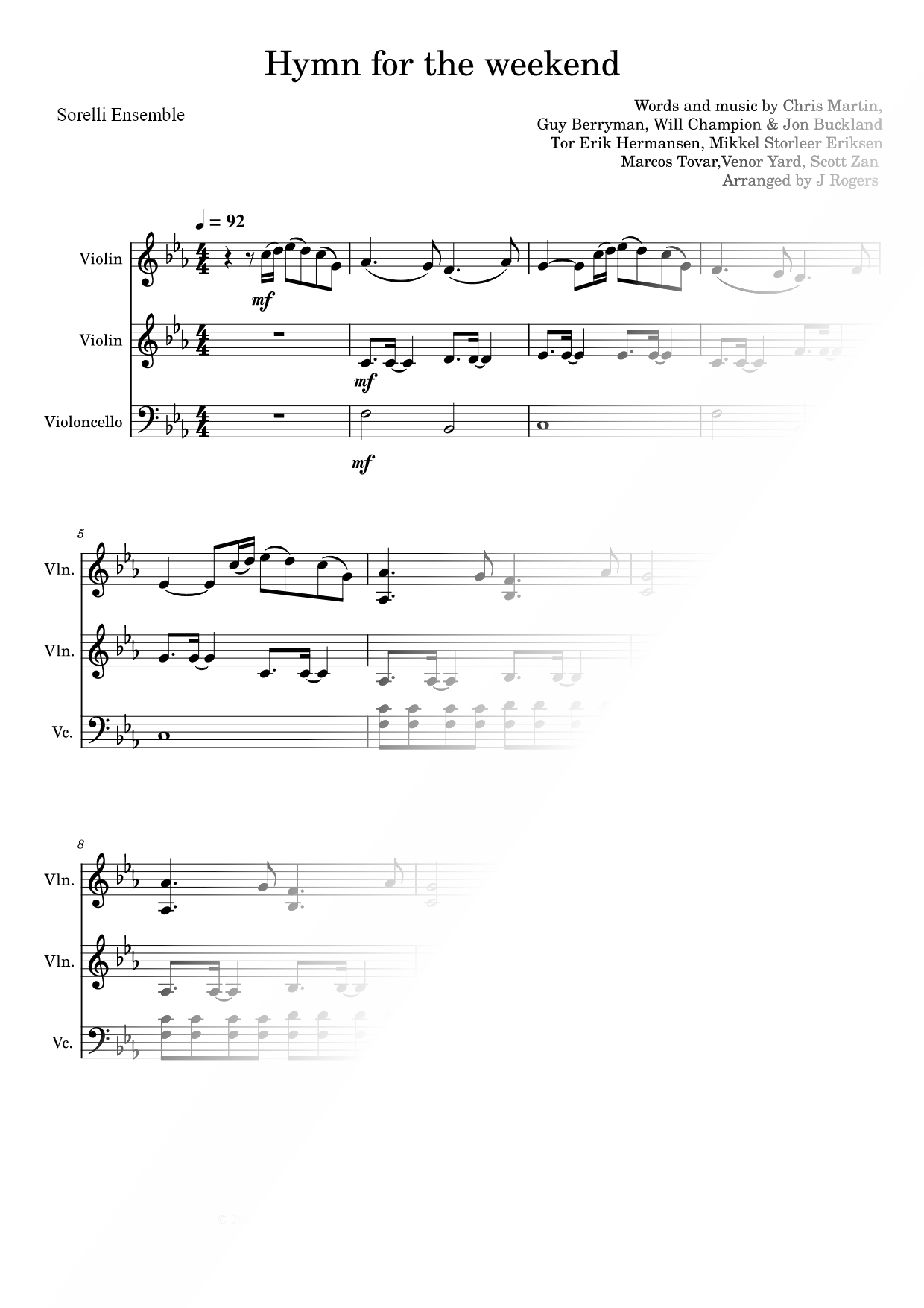 Hymn for the Weekend