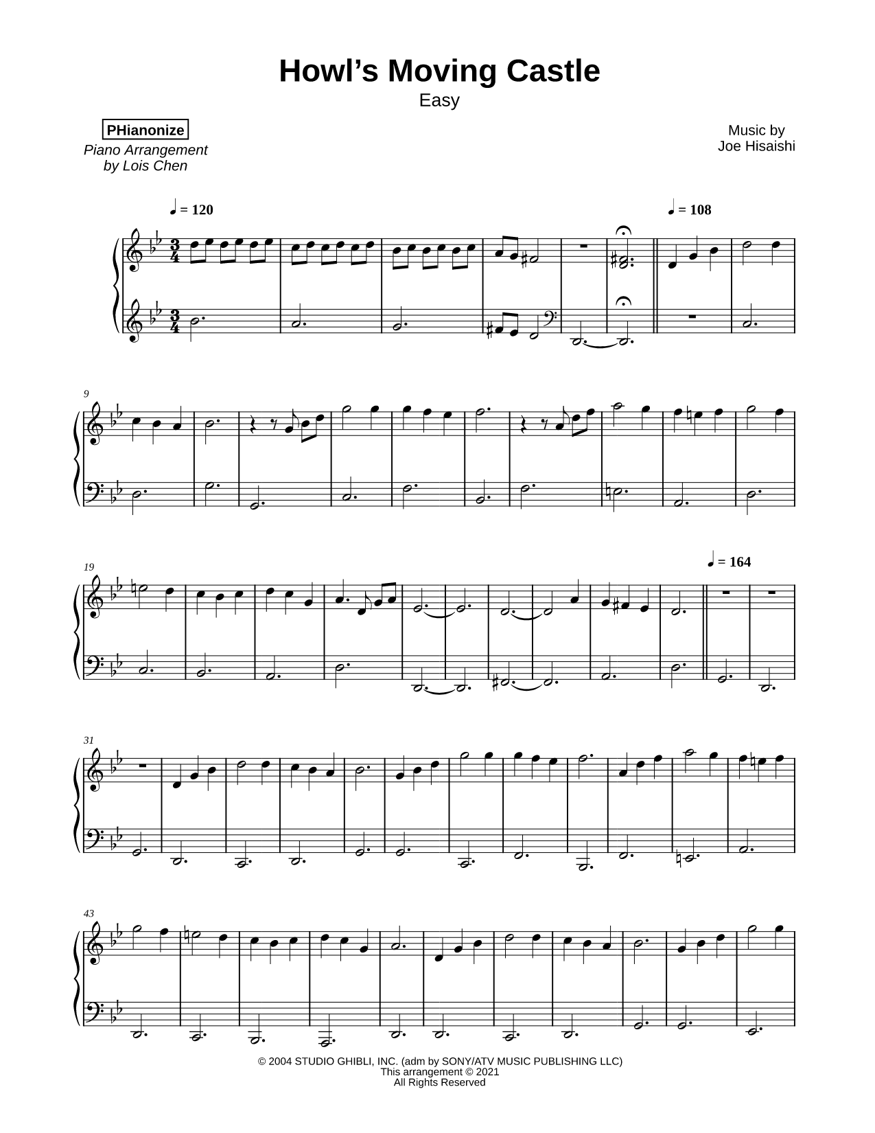 Howl's Moving Castle [easy]