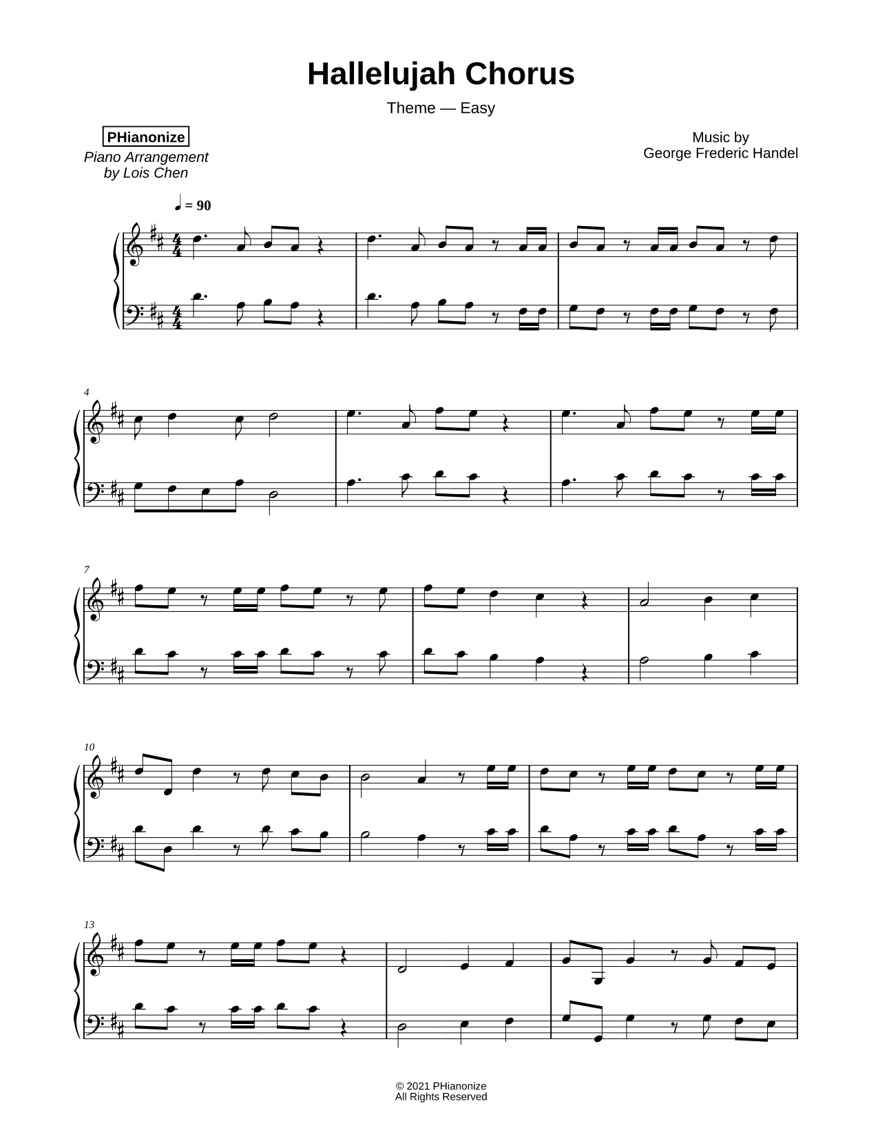 Hallelujah Chorus [easy]