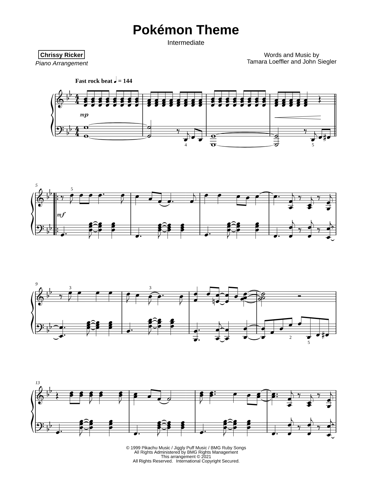 Pokémon Theme [intermediate]