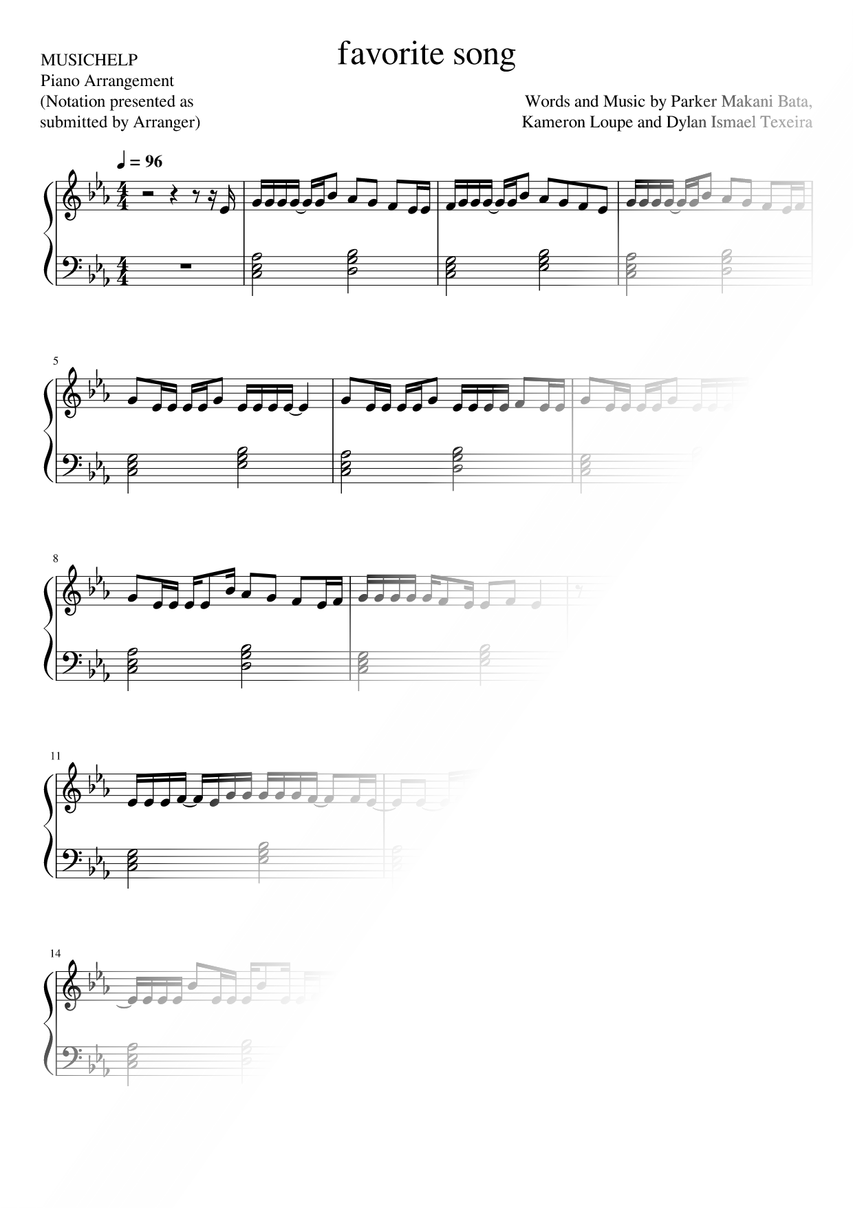 favorite song
