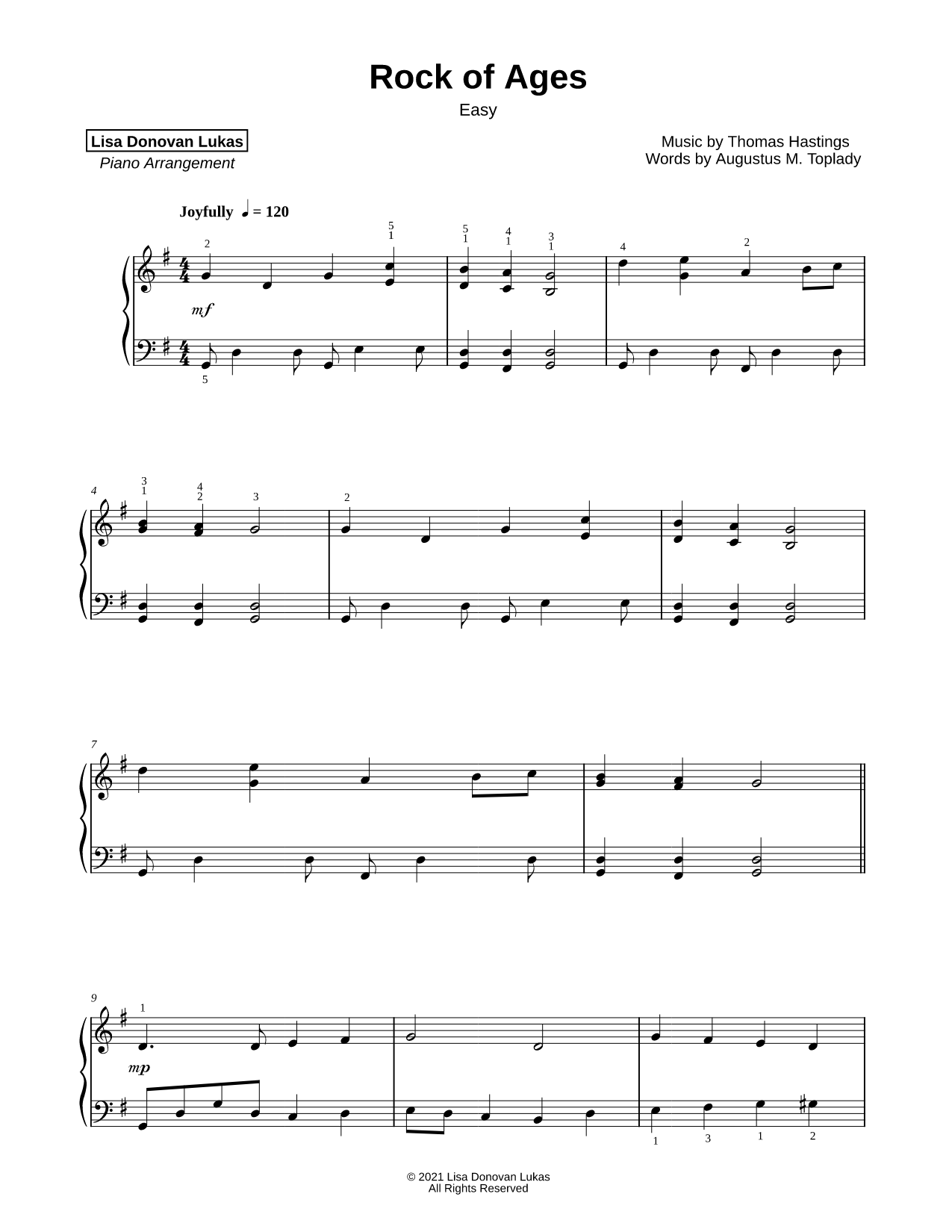 Rock of Ages [easy]
