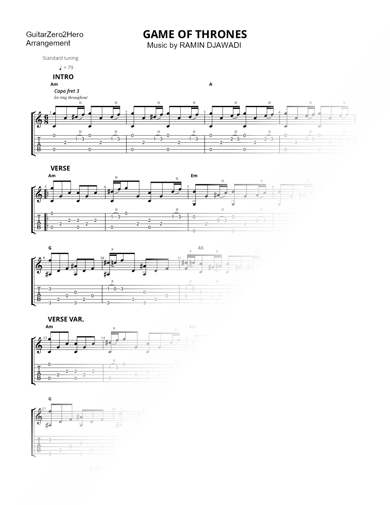 Game of Thrones (Main Theme)