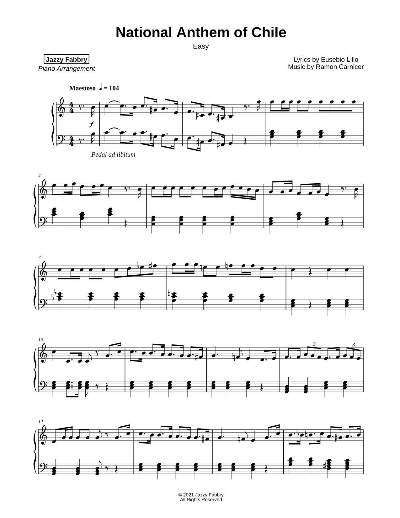 National Anthem of Chile [easy]