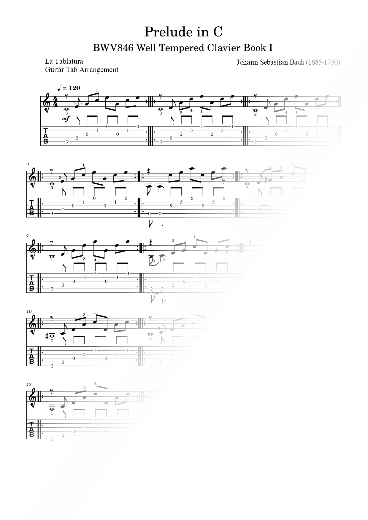 Prelude No. 1 in C Major