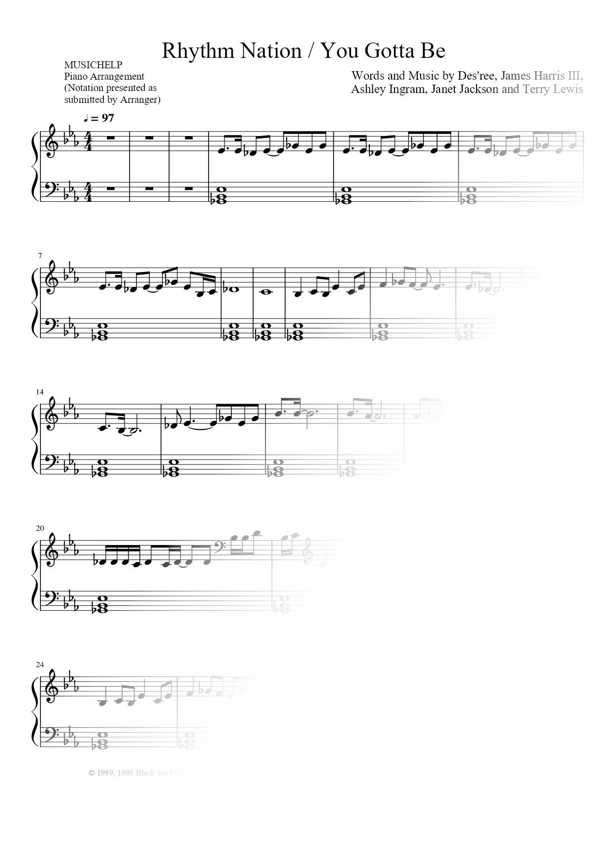 Rhythm Nation / You Gotta Be