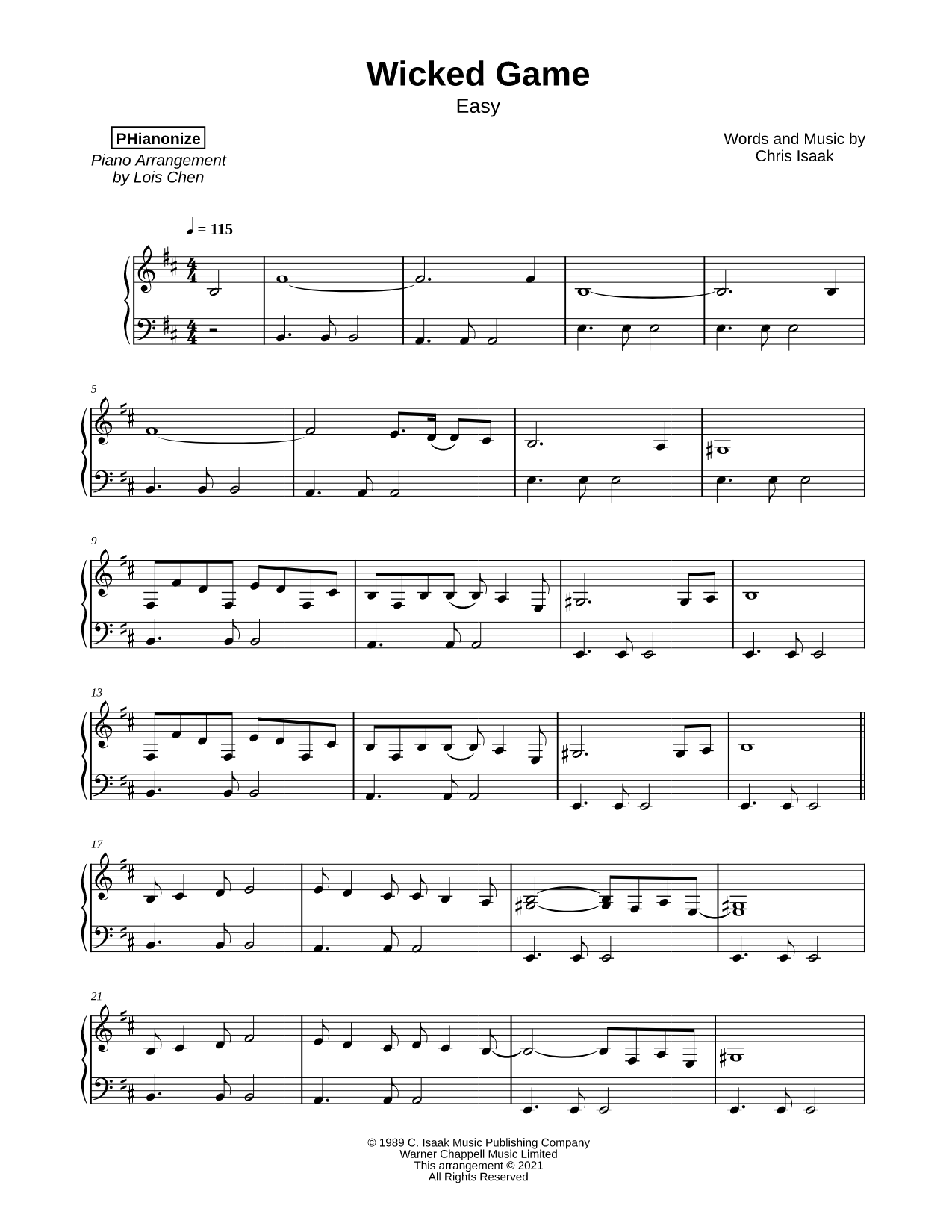 Wicked Game [easy]