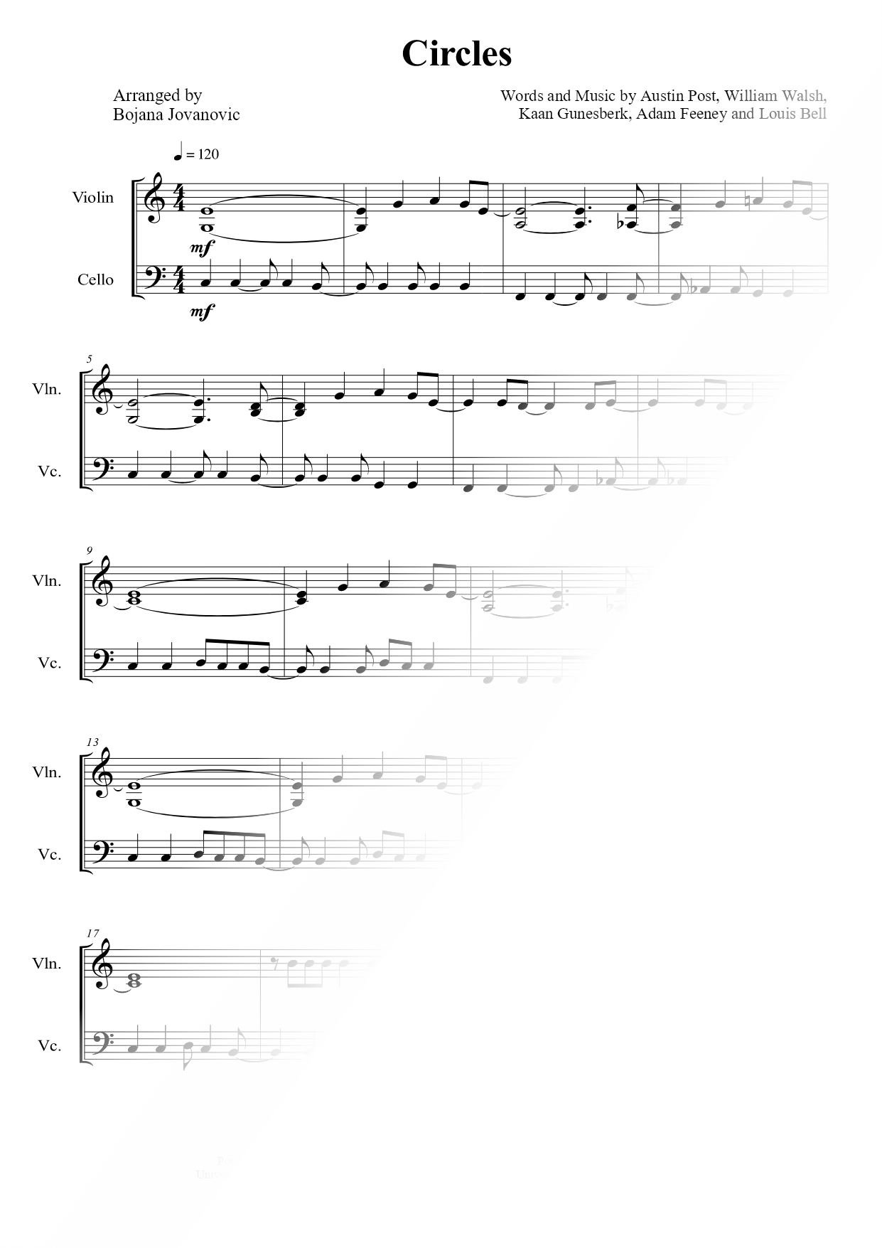 Circles - Violin & Cello