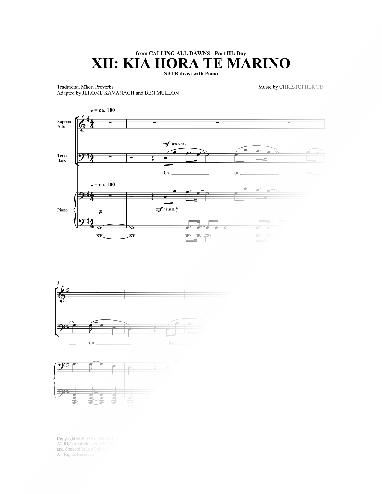 Kia Hora Te Marino