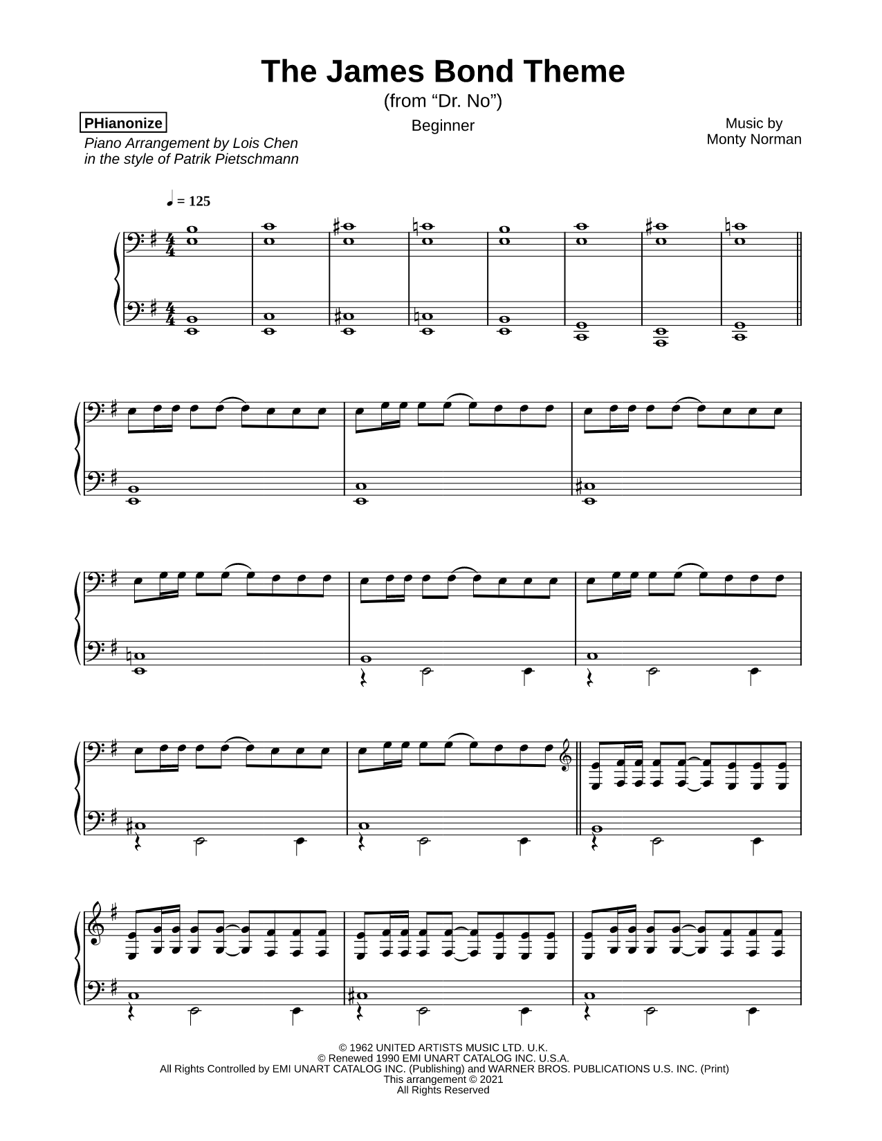 The James Bond Theme [beginner]