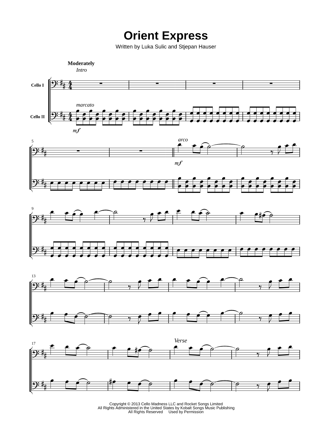 Orient Express - Cello Duet