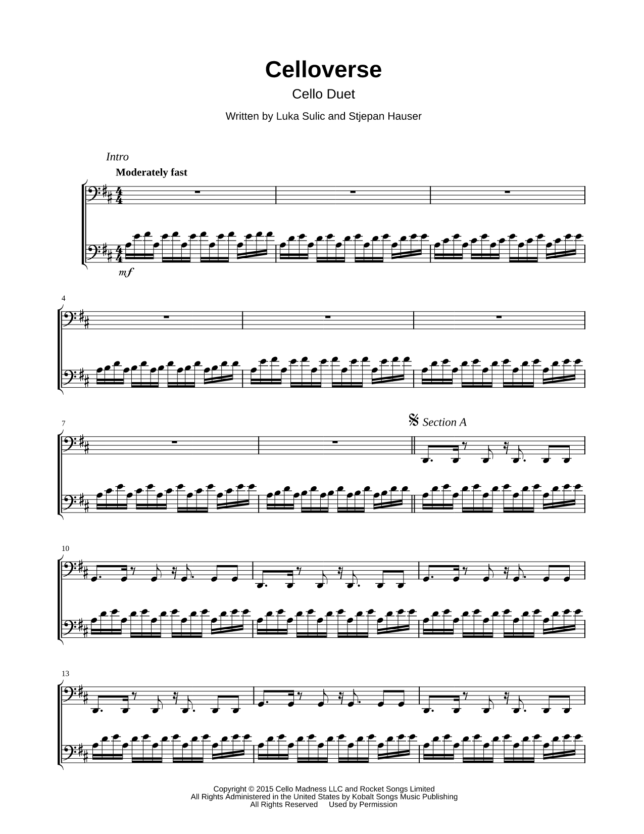 Celloverse - Cello Duet