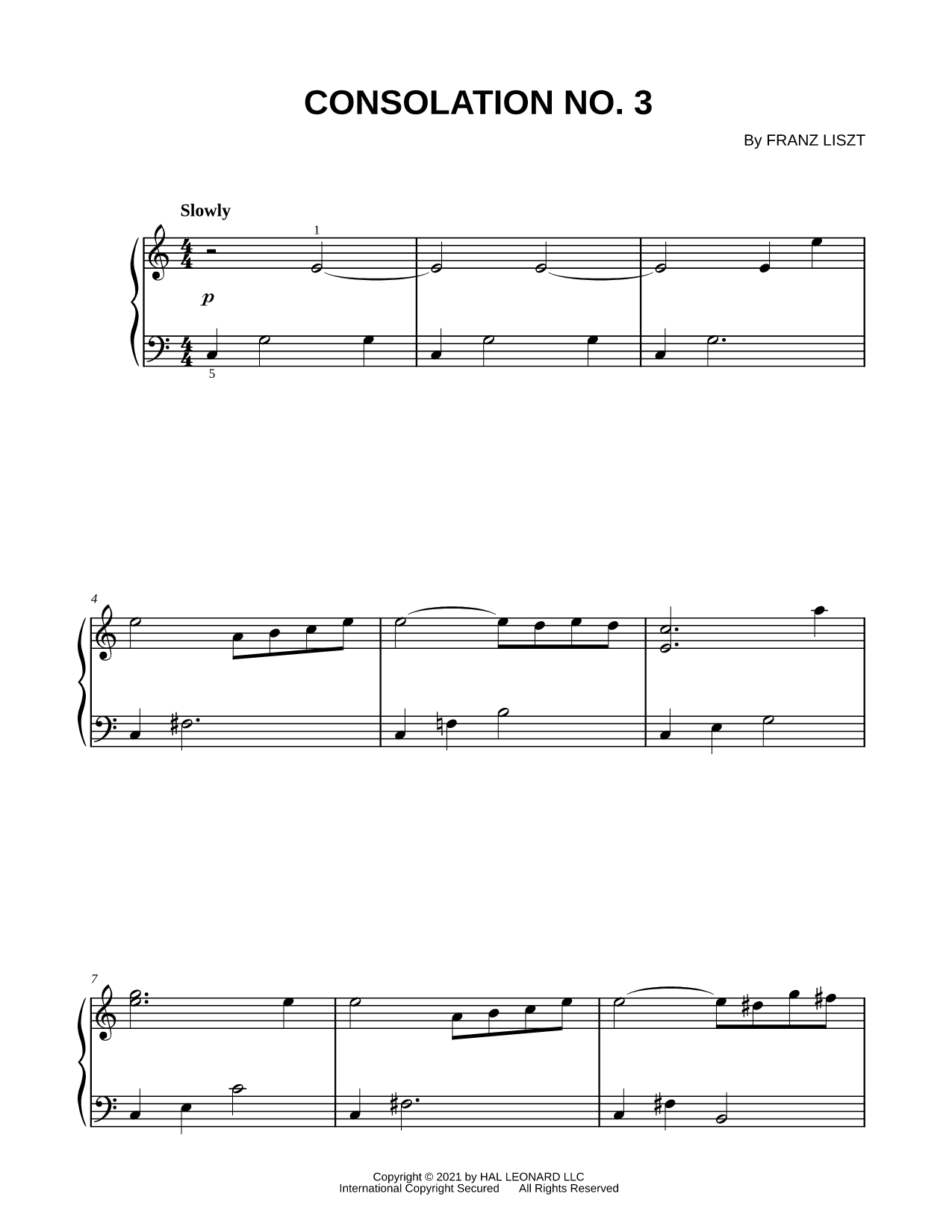 Consolation No. 3