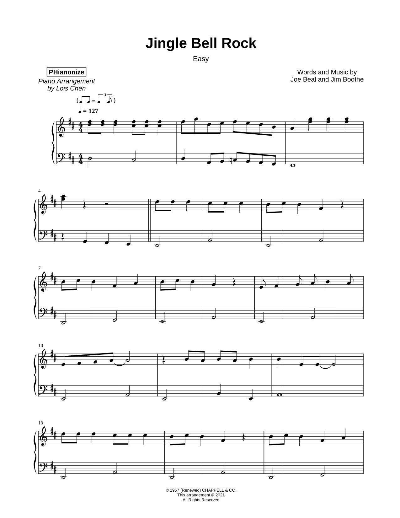 Jingle Bell Rock [easy]