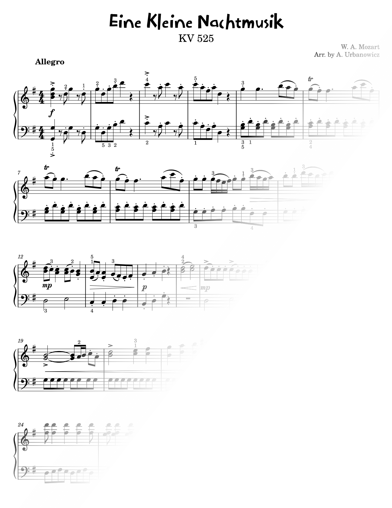 Eine Kleine Nachtmusik