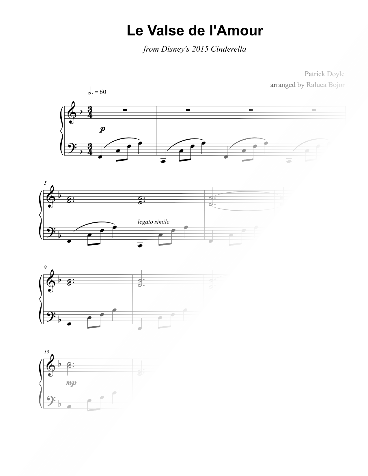 La valse de l'amour