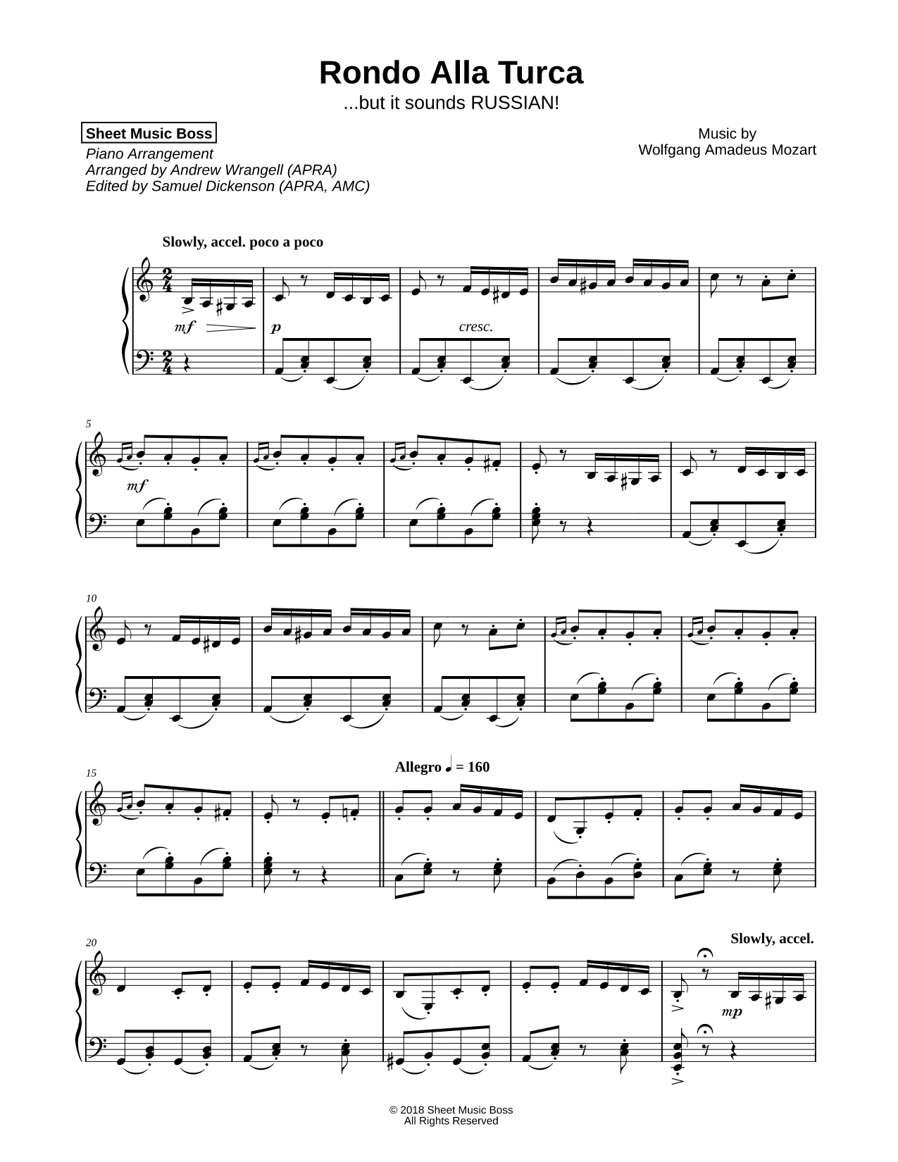 Rondo Alla Turca but it sounds RUSSIAN!