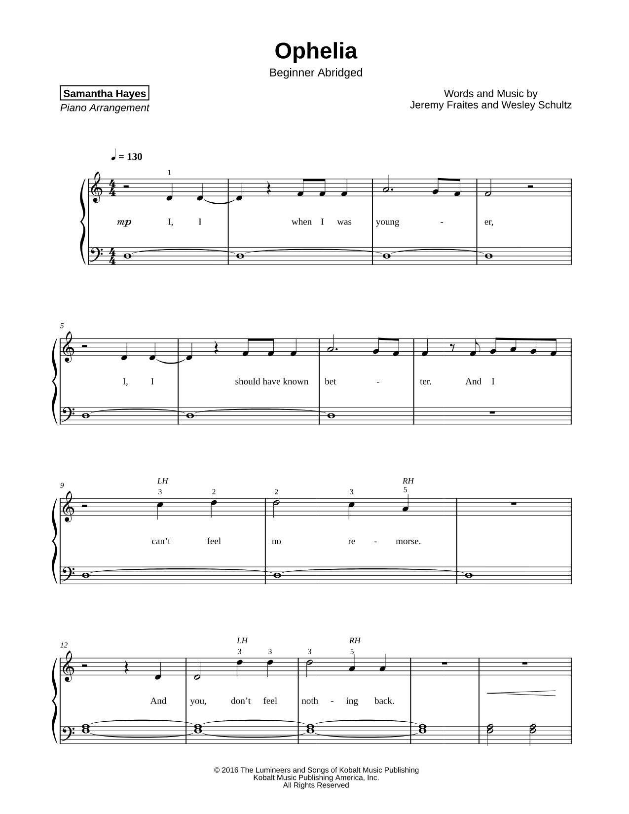 Ophelia [beginner - abridged]