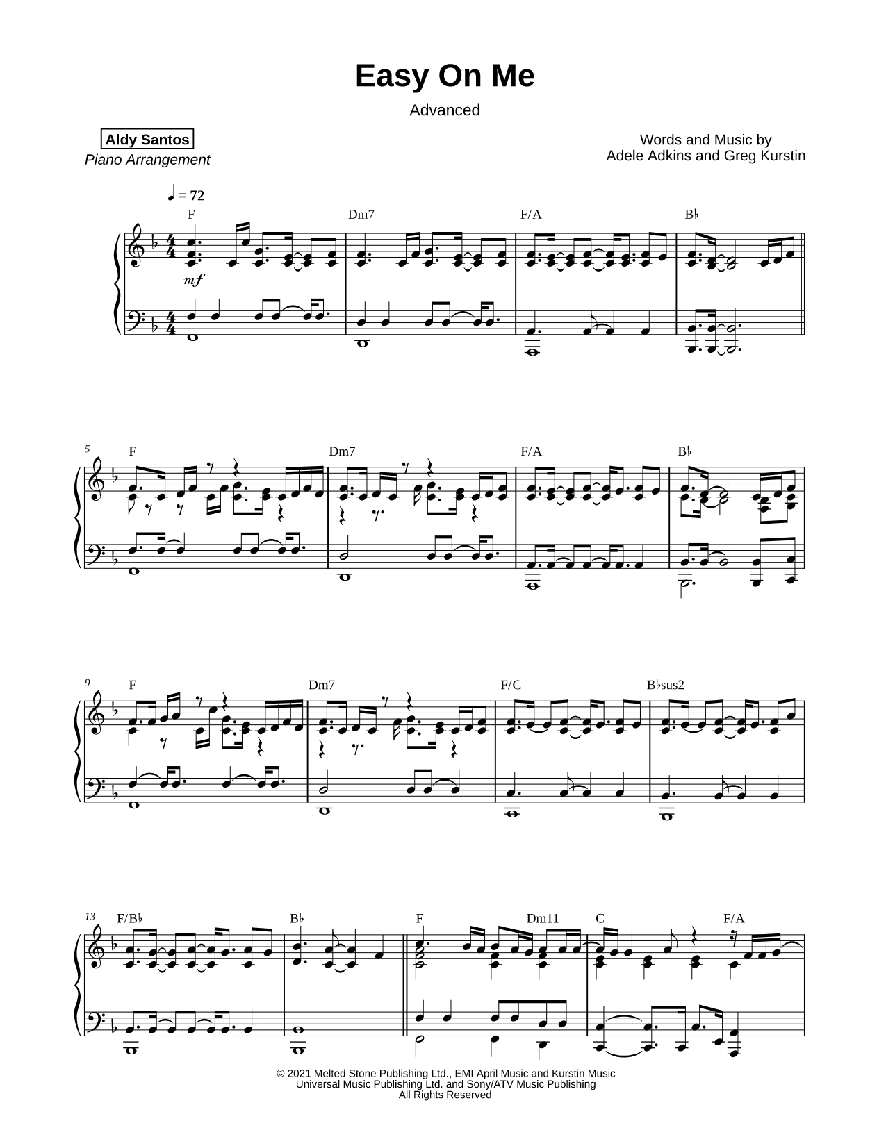Easy on Me [advanced]