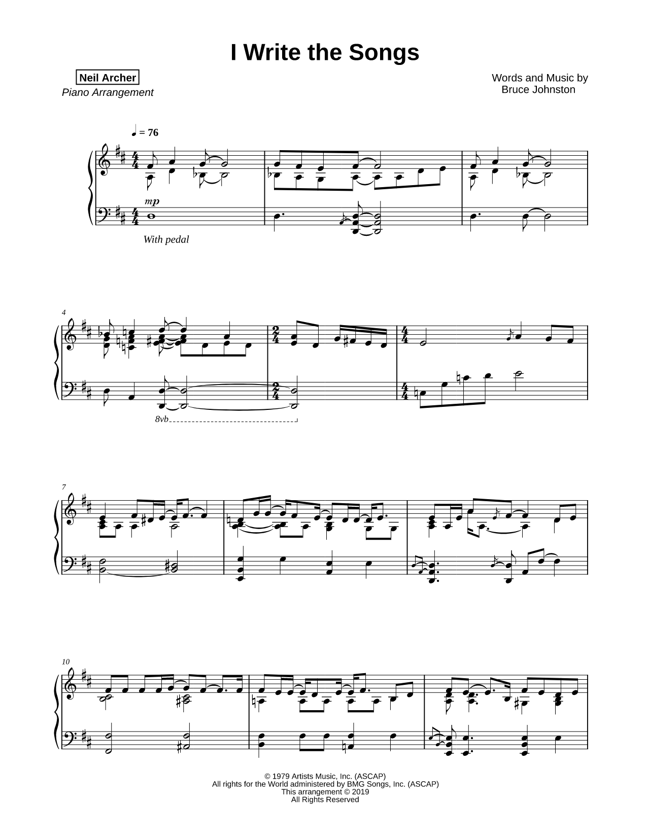 I Write the Songs